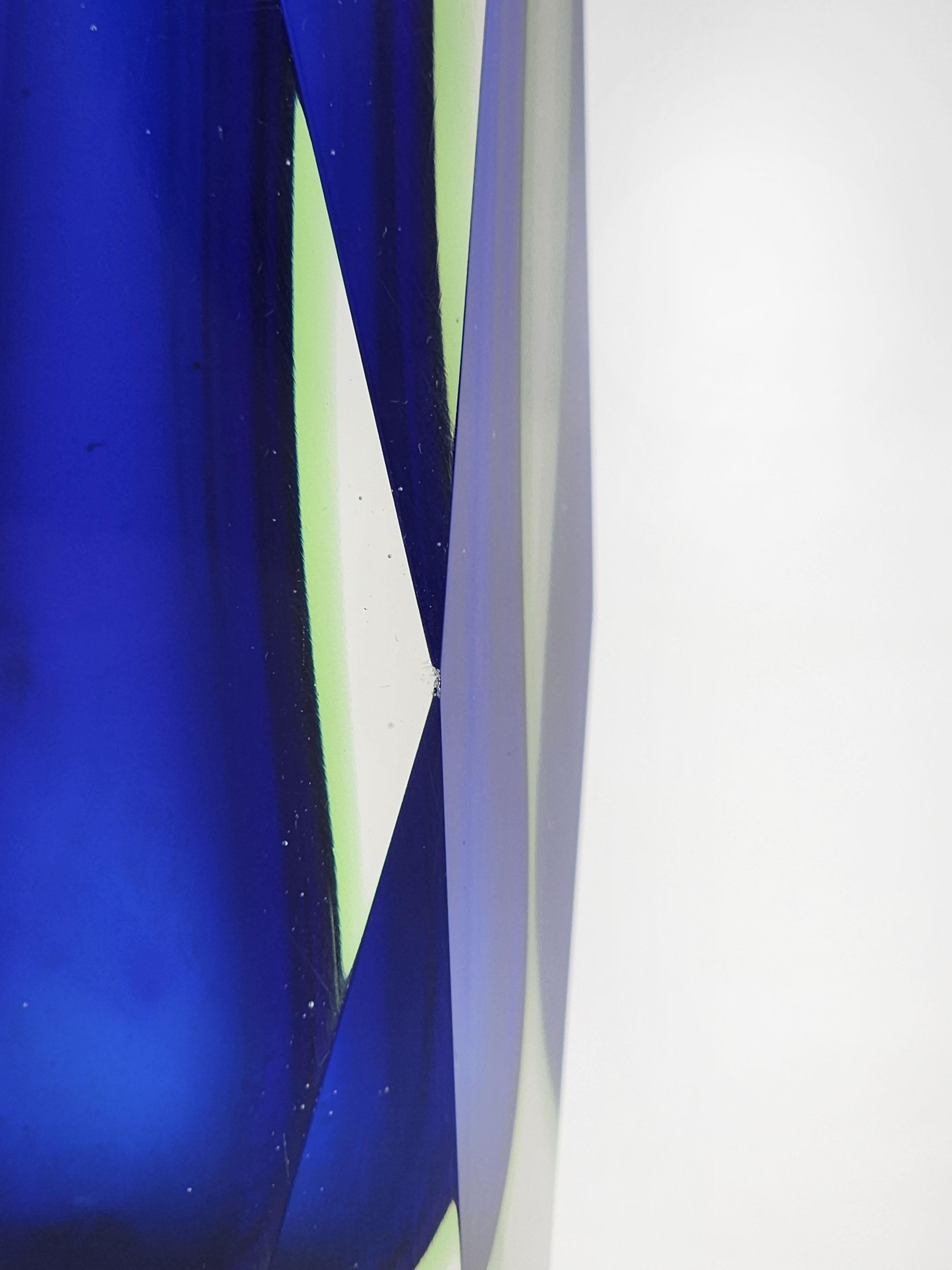 Fait main Vase Murano Sommerso d'Alessandro Mandruzzato des années 1960