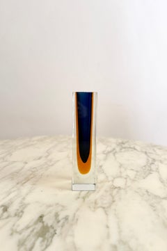 Murano Sommerso vase by Flavio Poli
