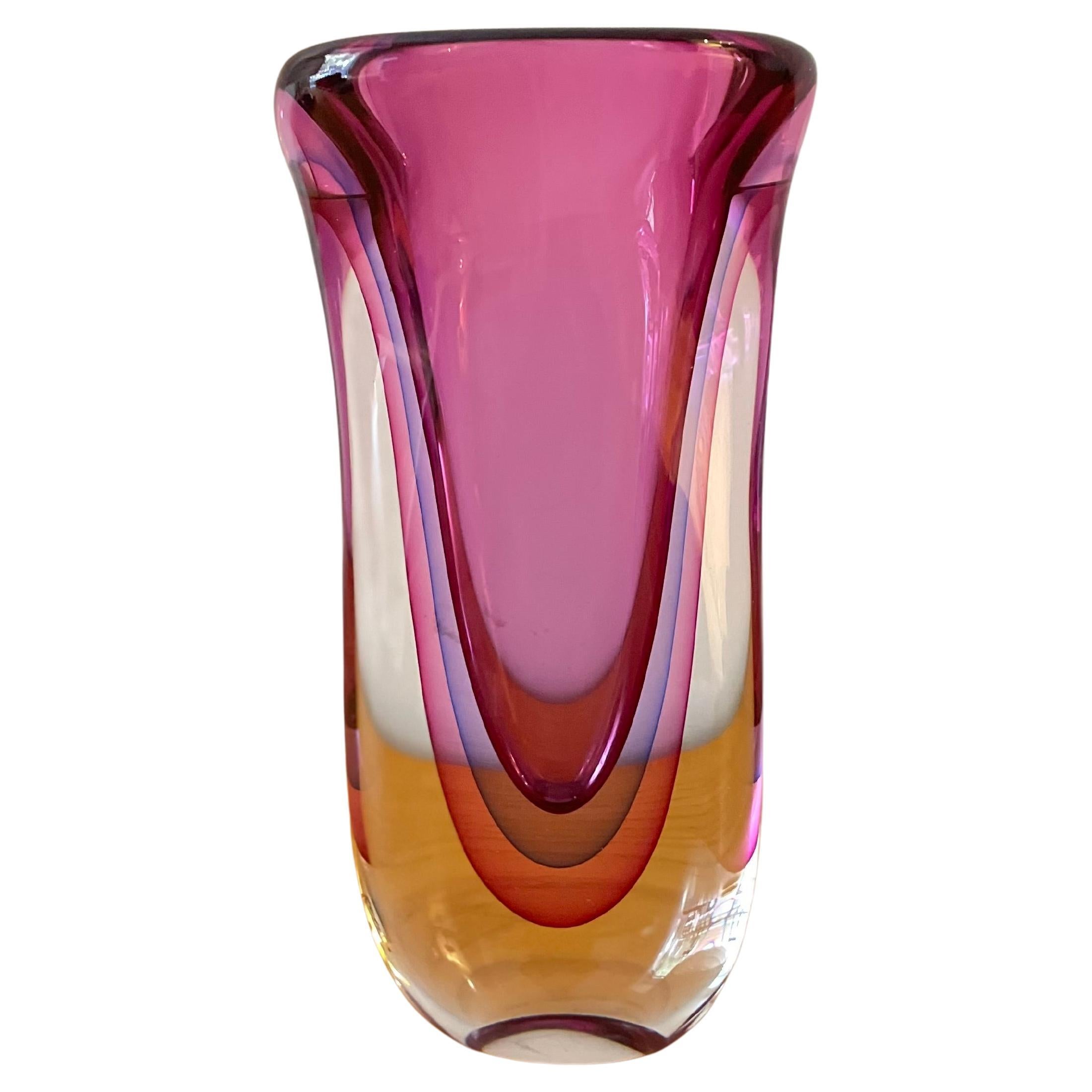 Vaso Sommerso di Murano di Flavio Poli