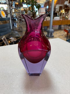 Murano Sommerso Vase by Flavio Poli, Italy, 1970s