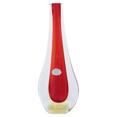 Murano Sommerso Venetian vase 1960s Italy