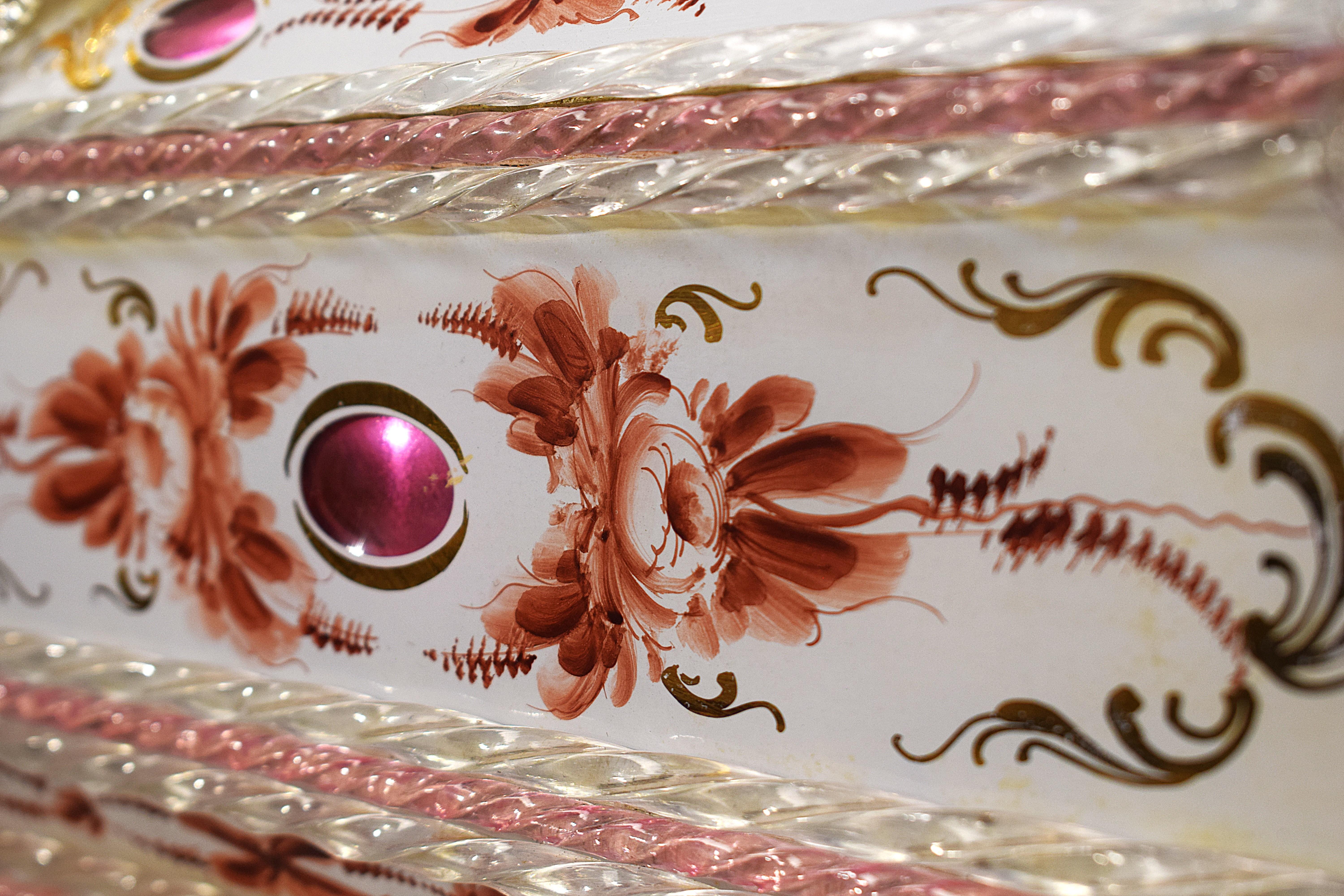 Murano - Miroir décoré, 1960 en vente 8