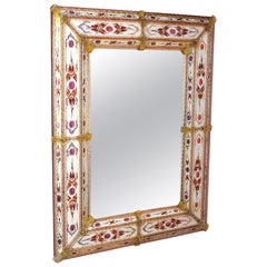 Murano - Miroir décoré, 1960
