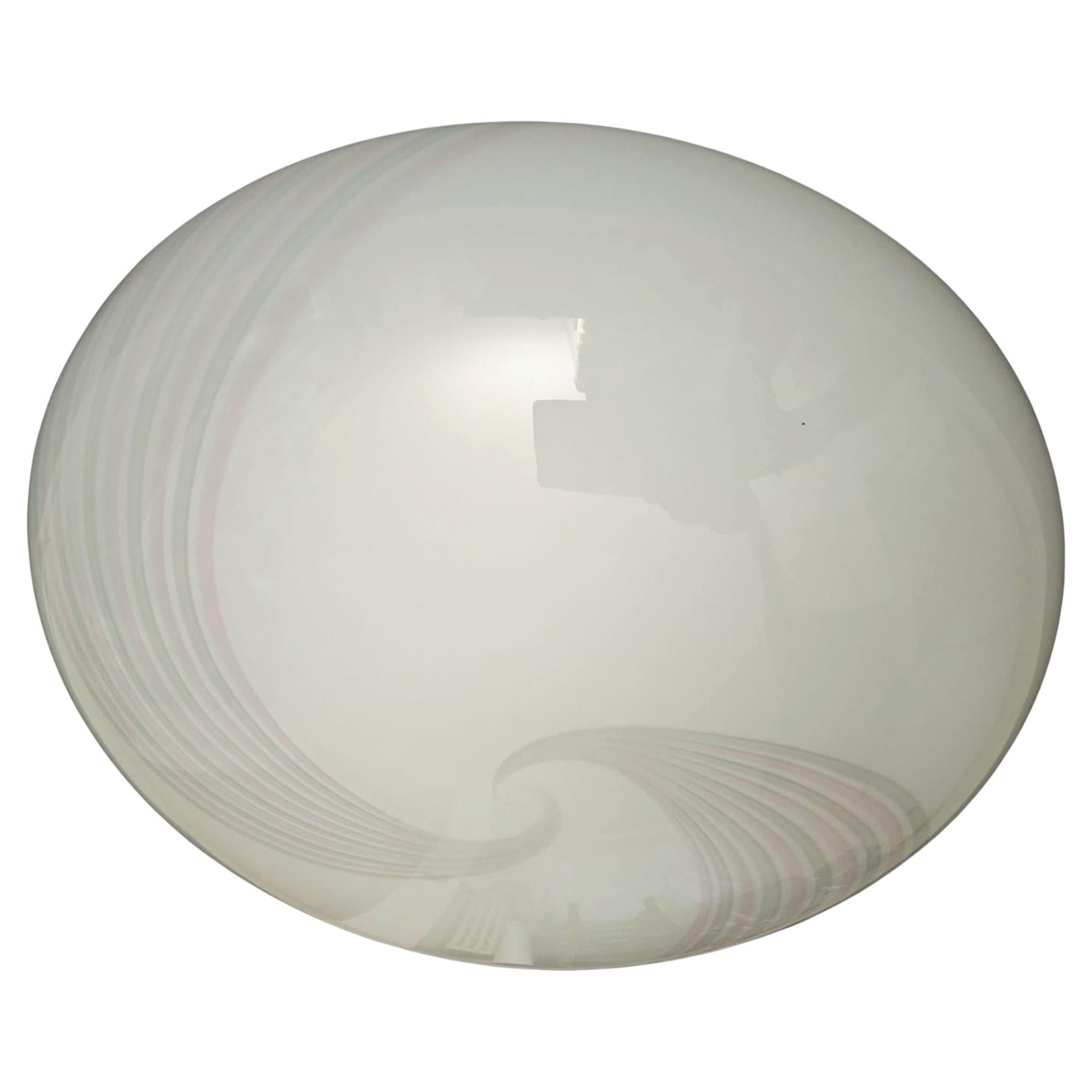 Murano Spiral Flush Mount
