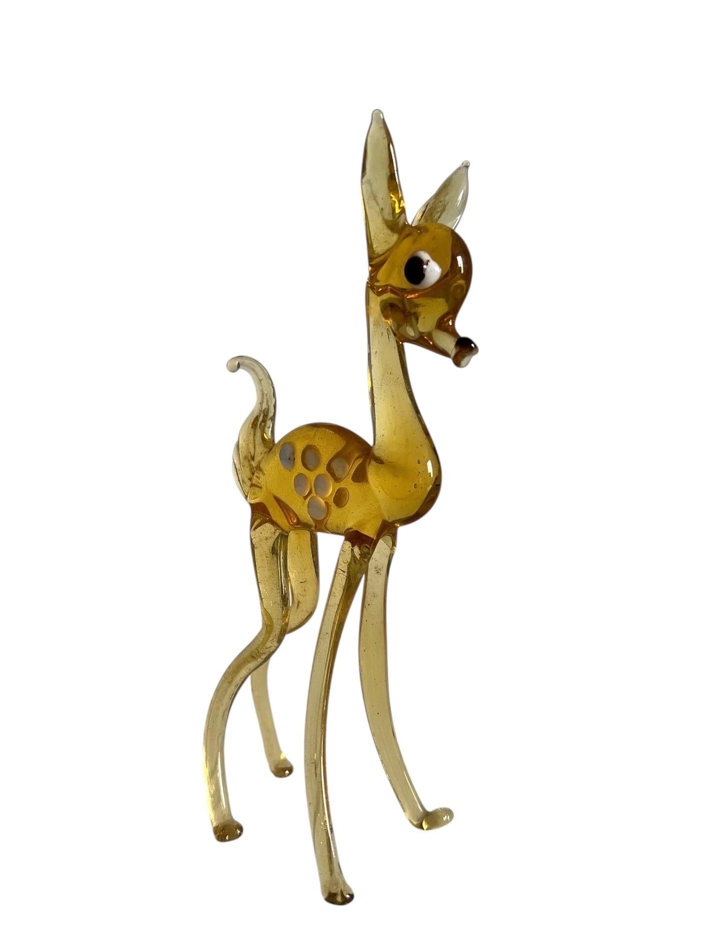 Figura de cervatillo de Murano - Italia en venta 4