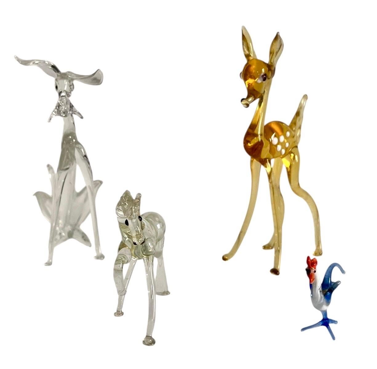 Figura de cervatillo de Murano - Italia en venta 5