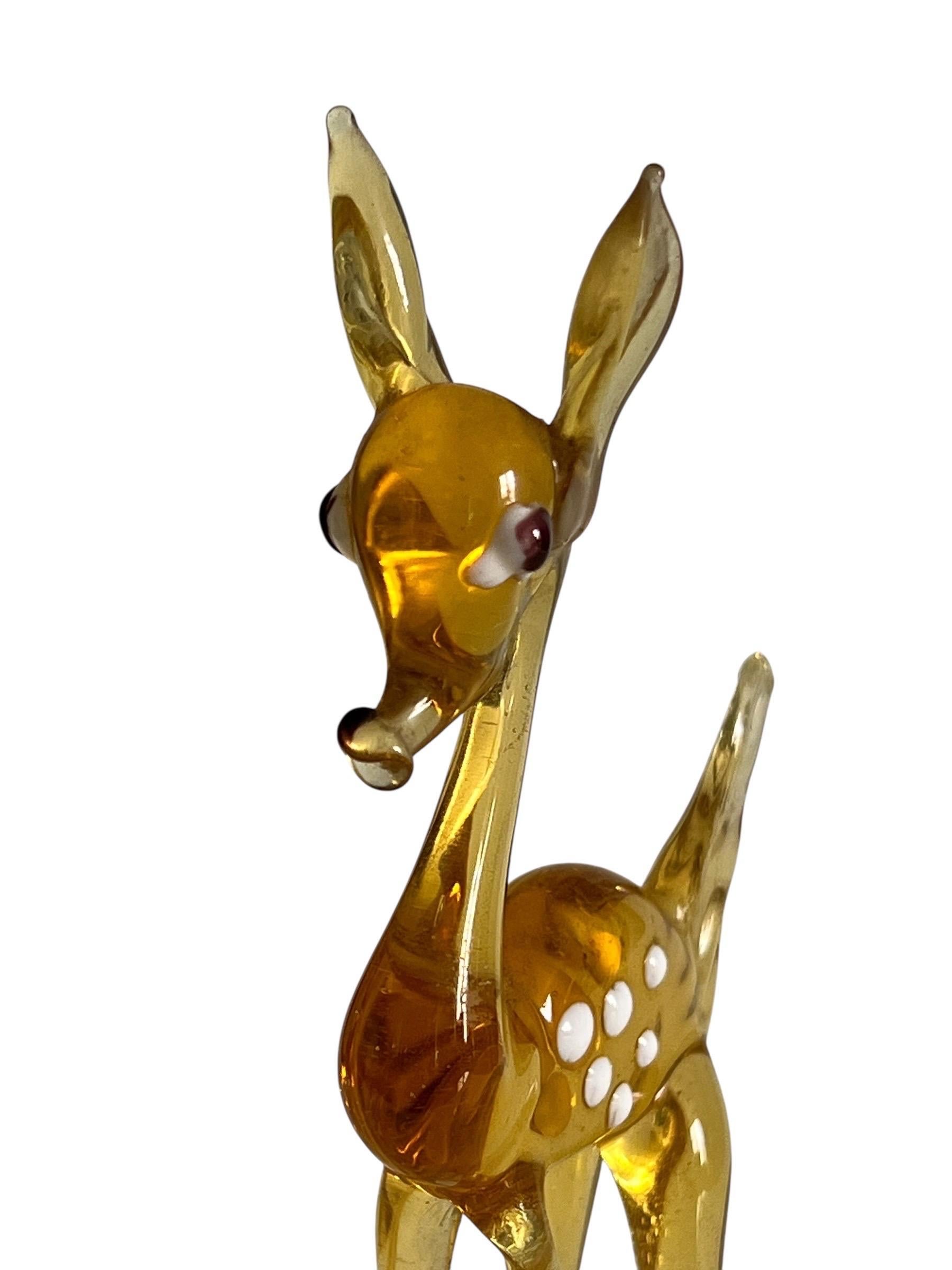 Figura de cervatillo de Murano - Italia en Bueno estado para la venta en Beuzevillette, FR