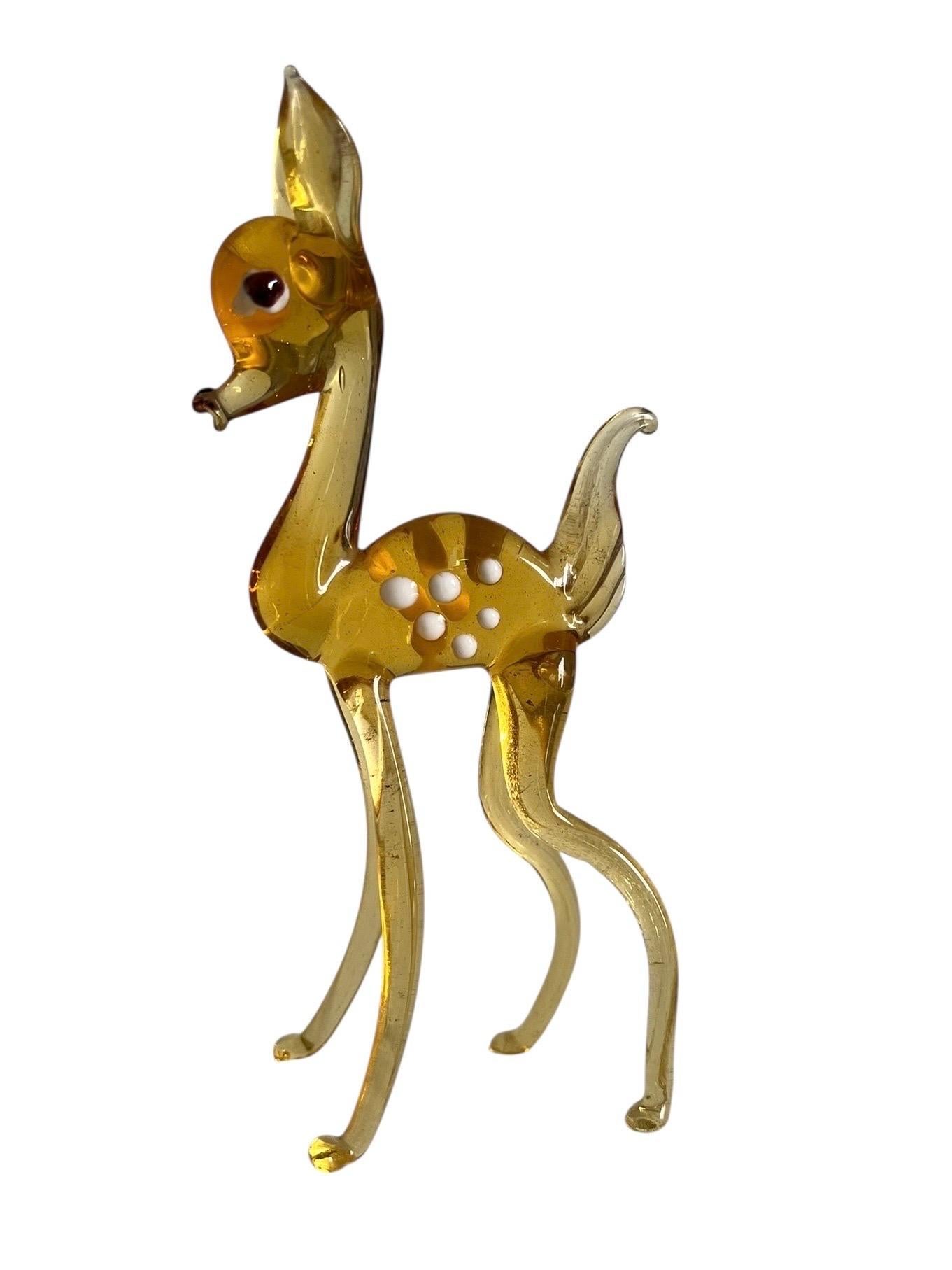 Figura de cervatillo de Murano - Italia en venta 2