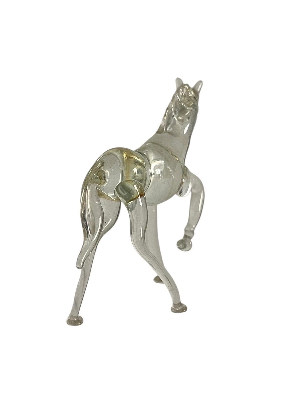 Vetro di Murano Cavallo o Pony in vetro filato di Murano - Iatly in vendita