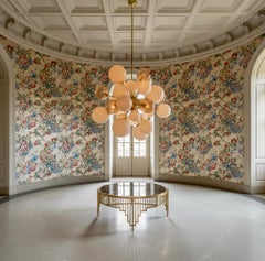 Murano Sputnik Pastel Pink Midcentury Chandelier and Pendant, 2000