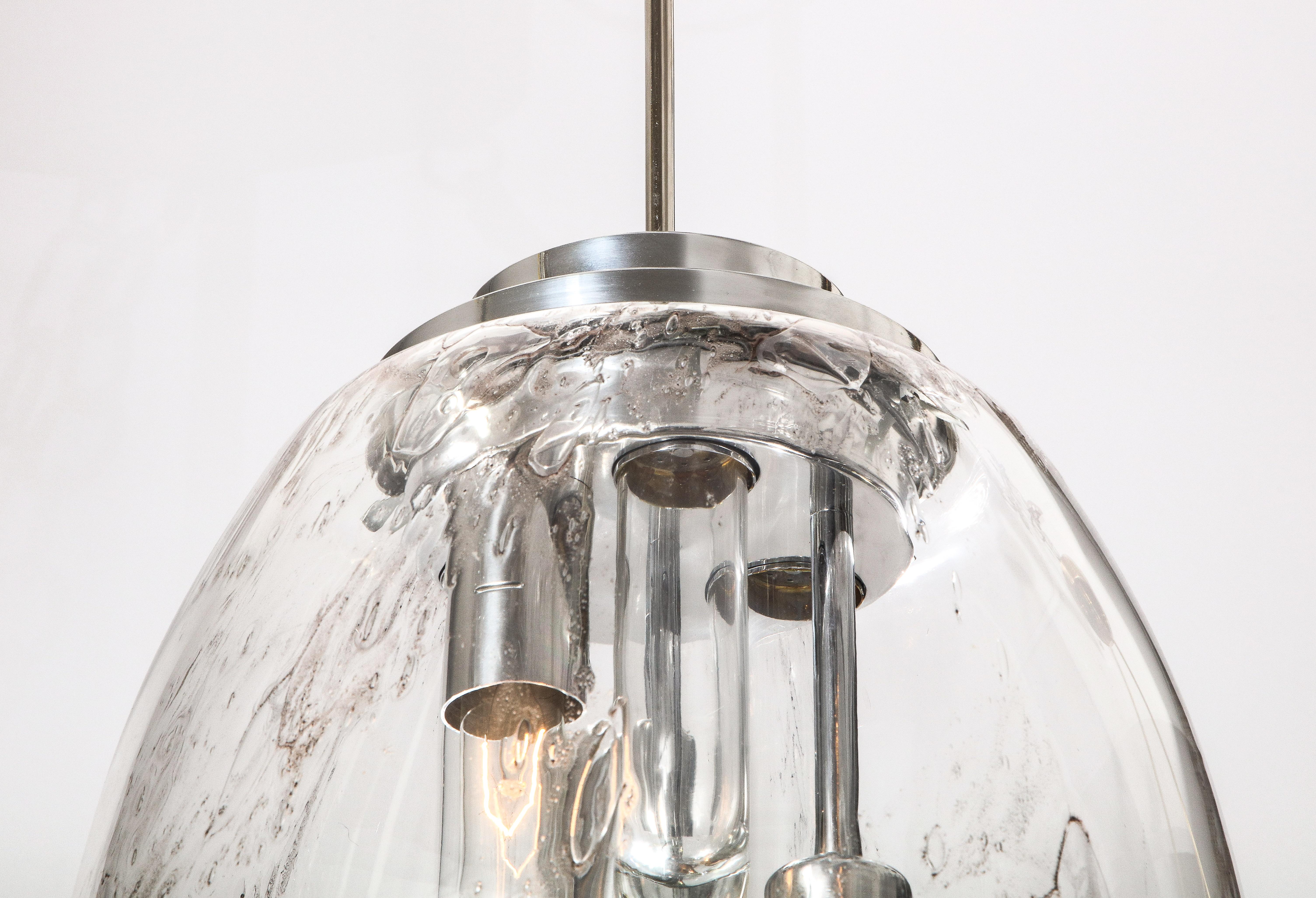 Late 20th Century Murano Sputnik Pendant Light by Doria For Sale