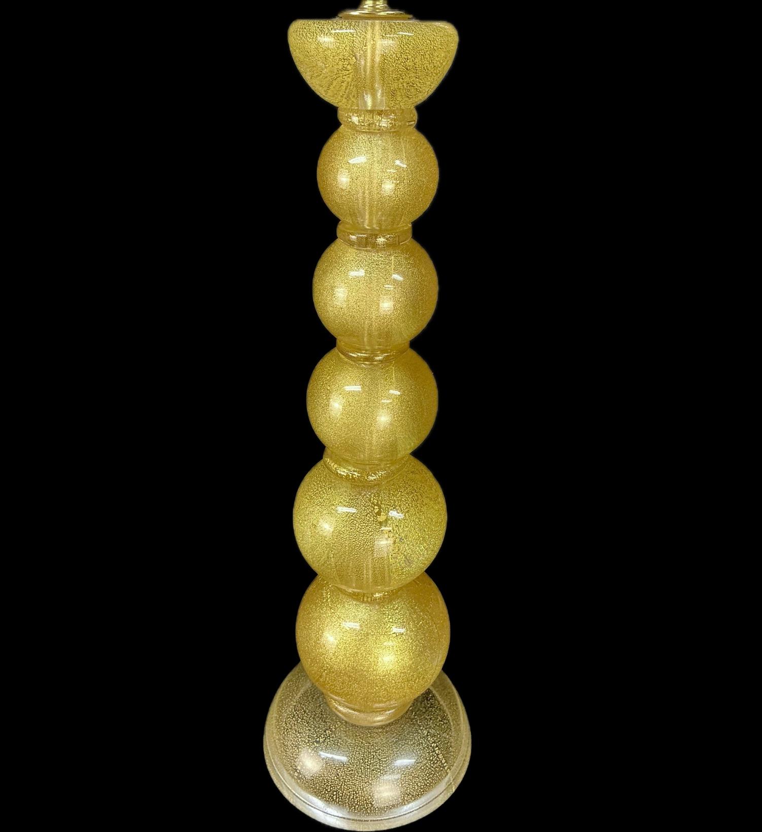 Murano Stacked Ball Tischlampe im Angebot 4