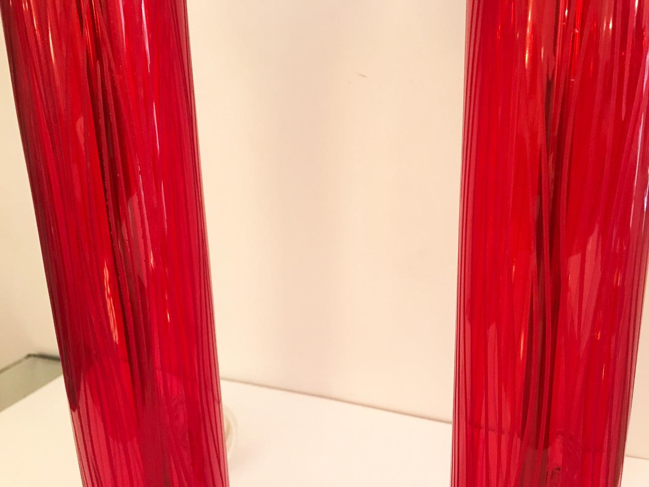 Italian Murano Studio Glass Table Lamps