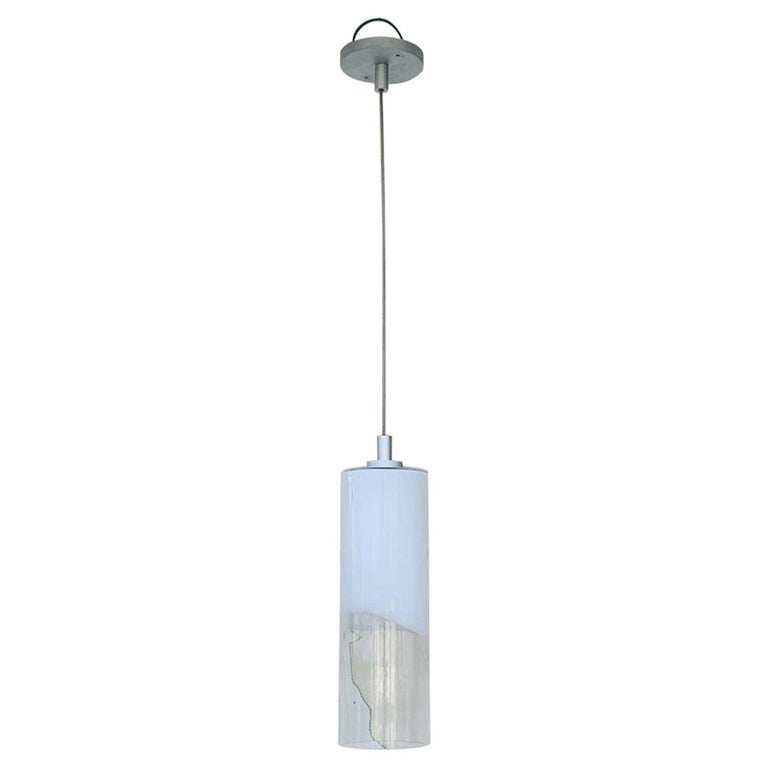 Murano Style Cylinder Pendant Light For Sale at 1stDibs