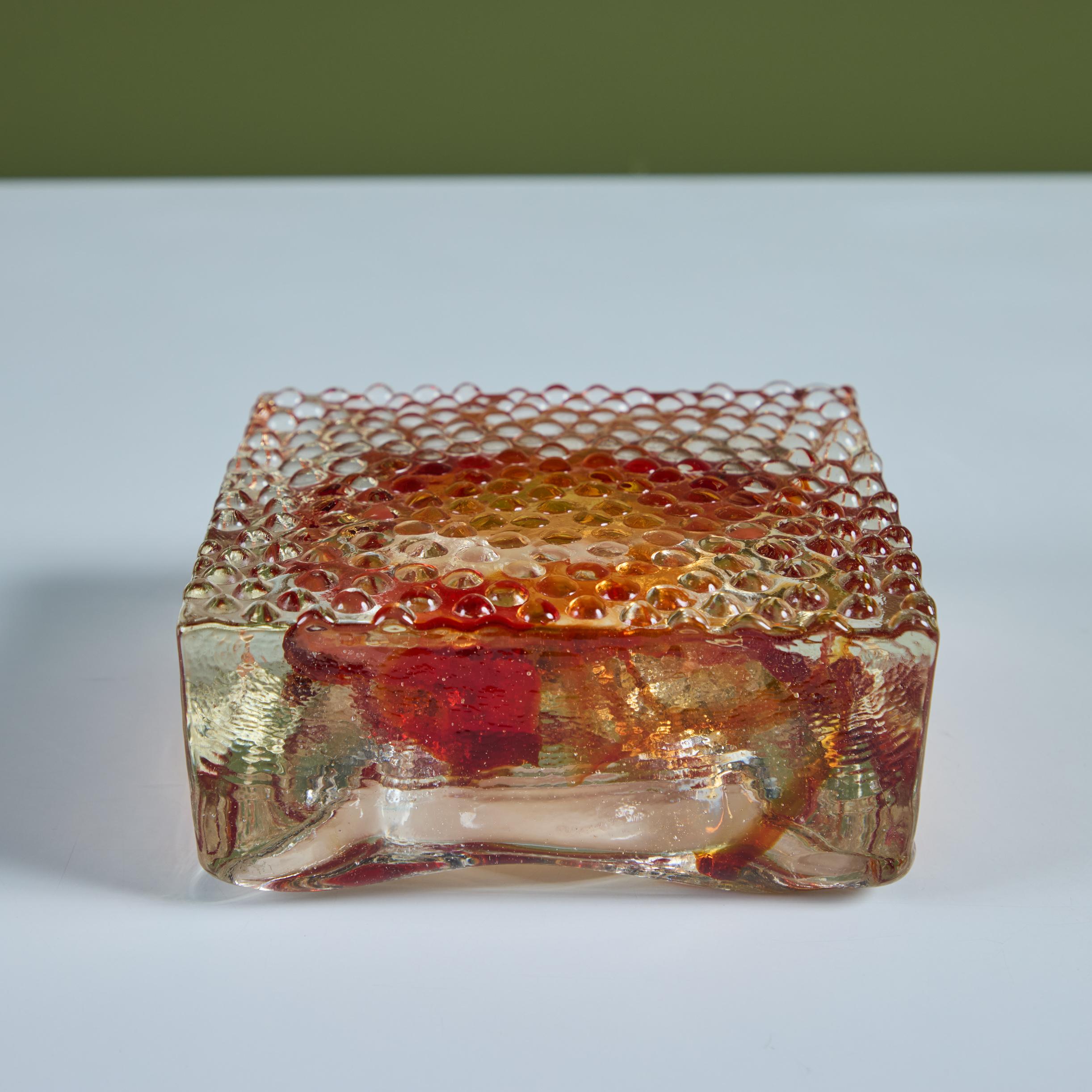 Cendrier en verre de style Murano en vente 9