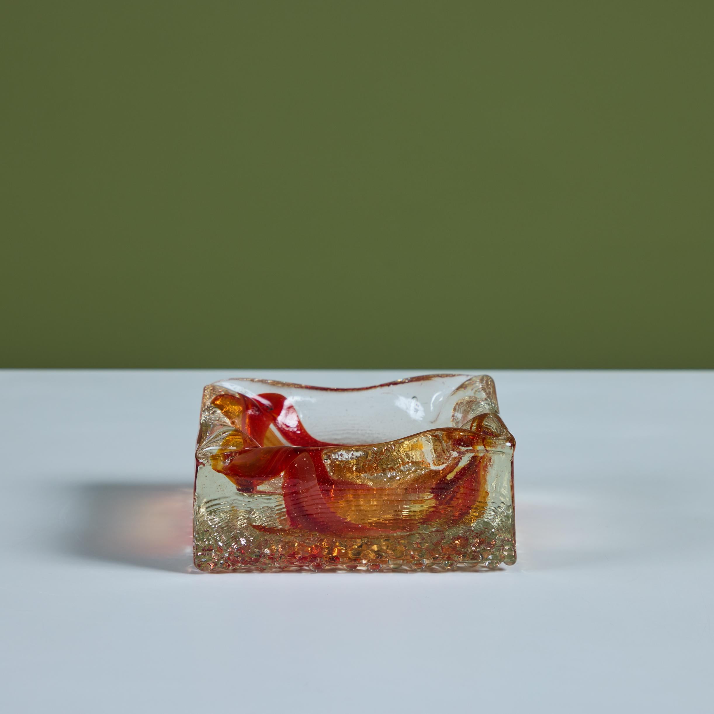 Verre Cendrier en verre de style Murano en vente