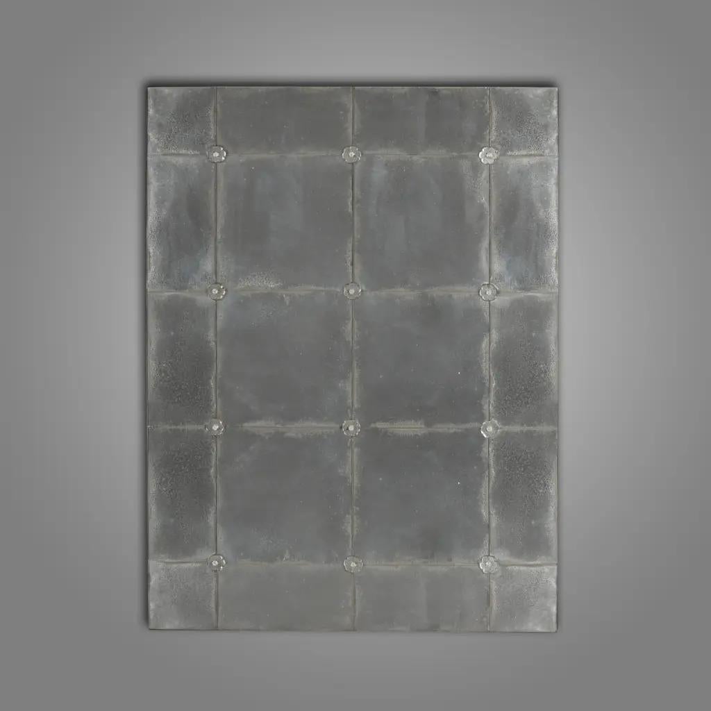 Français Miroir de café de style Murano, vieilli à la main - Inspiration Napoléon III en vente