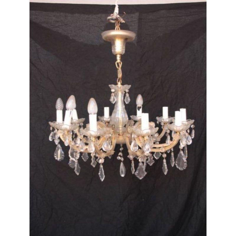 20th Century Murano Style Pendant Chandelier, 1960 For Sale