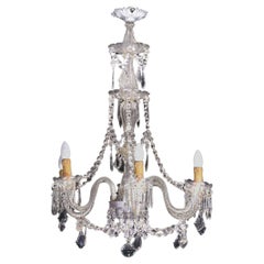 Vintage Murano Style Six Arms Chandelier, 20th Century