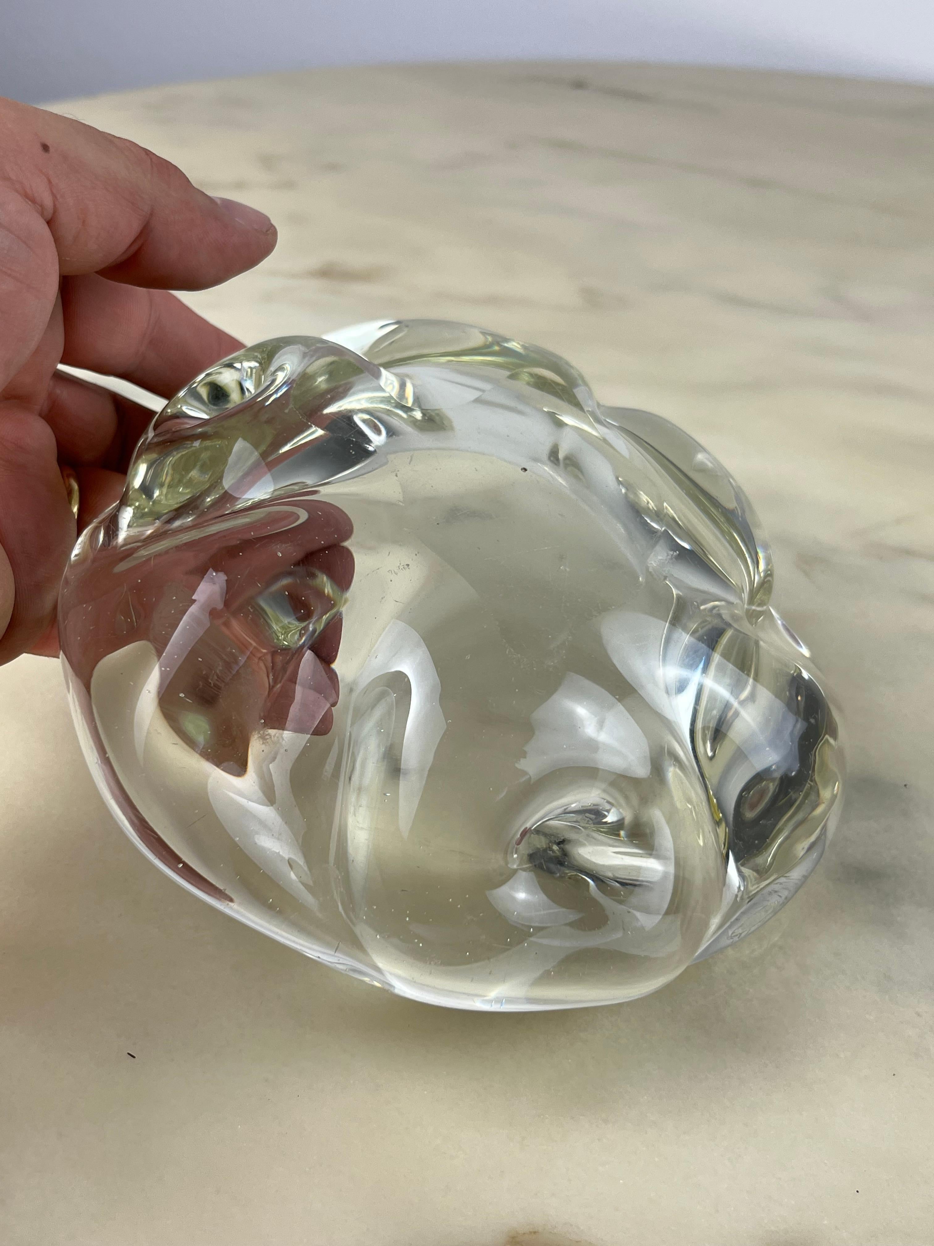 Murano Submerged Glass Ashtray, attributed to Archimede Seguso, Italy, 1950s For Sale 3