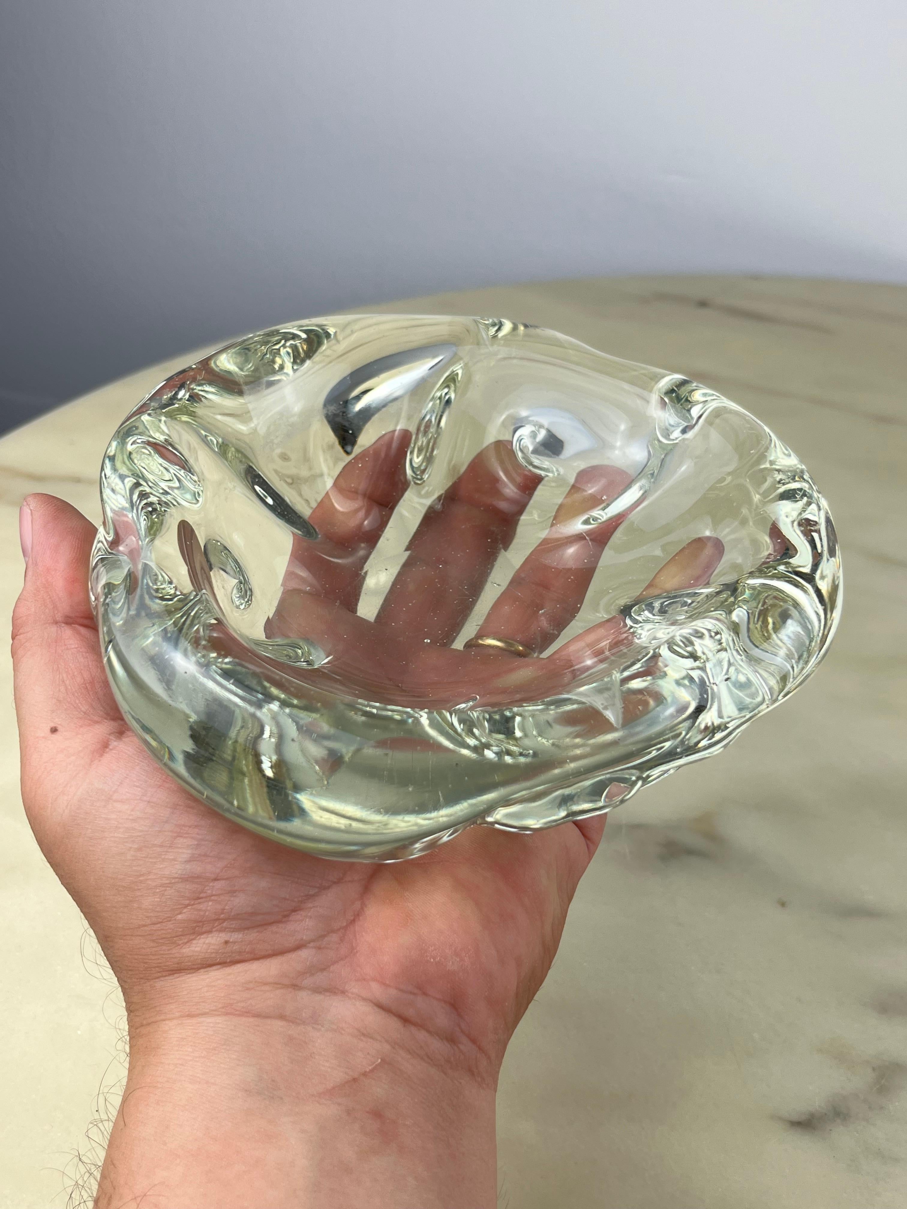 Murano Submerged Glass Ashtray, attributed to Archimede Seguso, Italy, 1950s For Sale 4