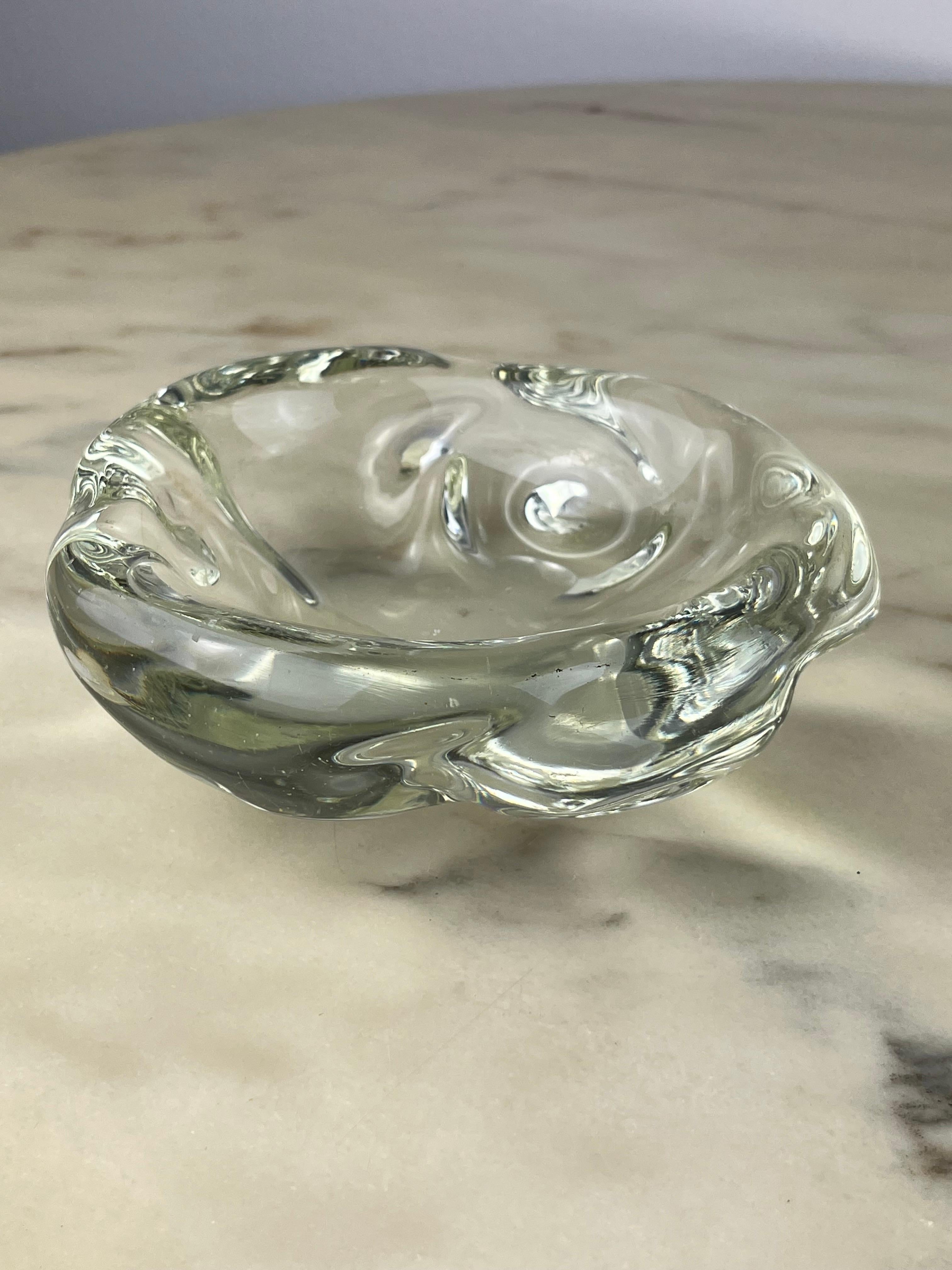 Murano Submerged Glass Ashtray, attributed to Archimede Seguso, Italy, 1950s For Sale 5