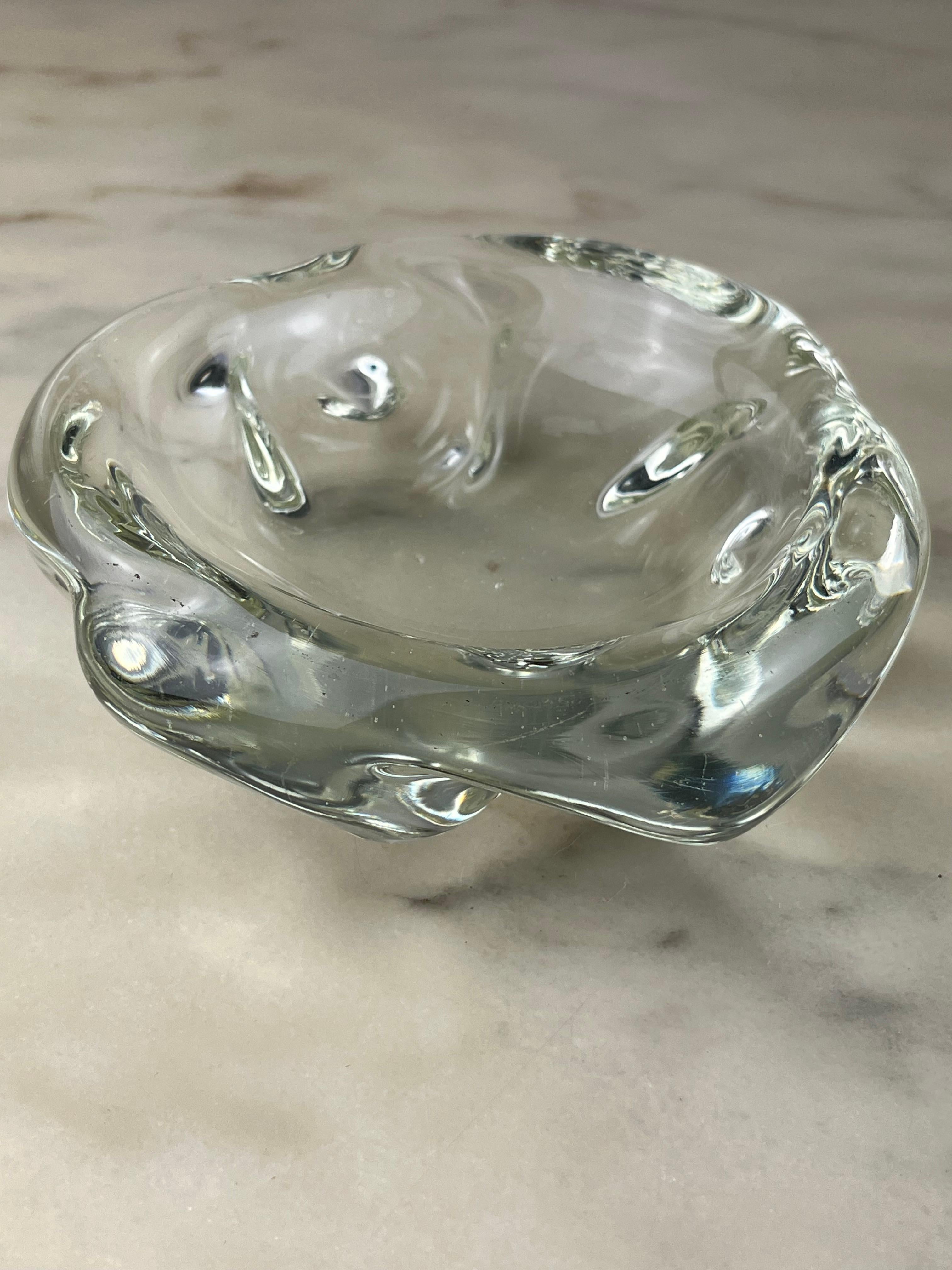 Murano Submerged Glass Ashtray, attributed to Archimede Seguso, Italy, 1950s For Sale 6