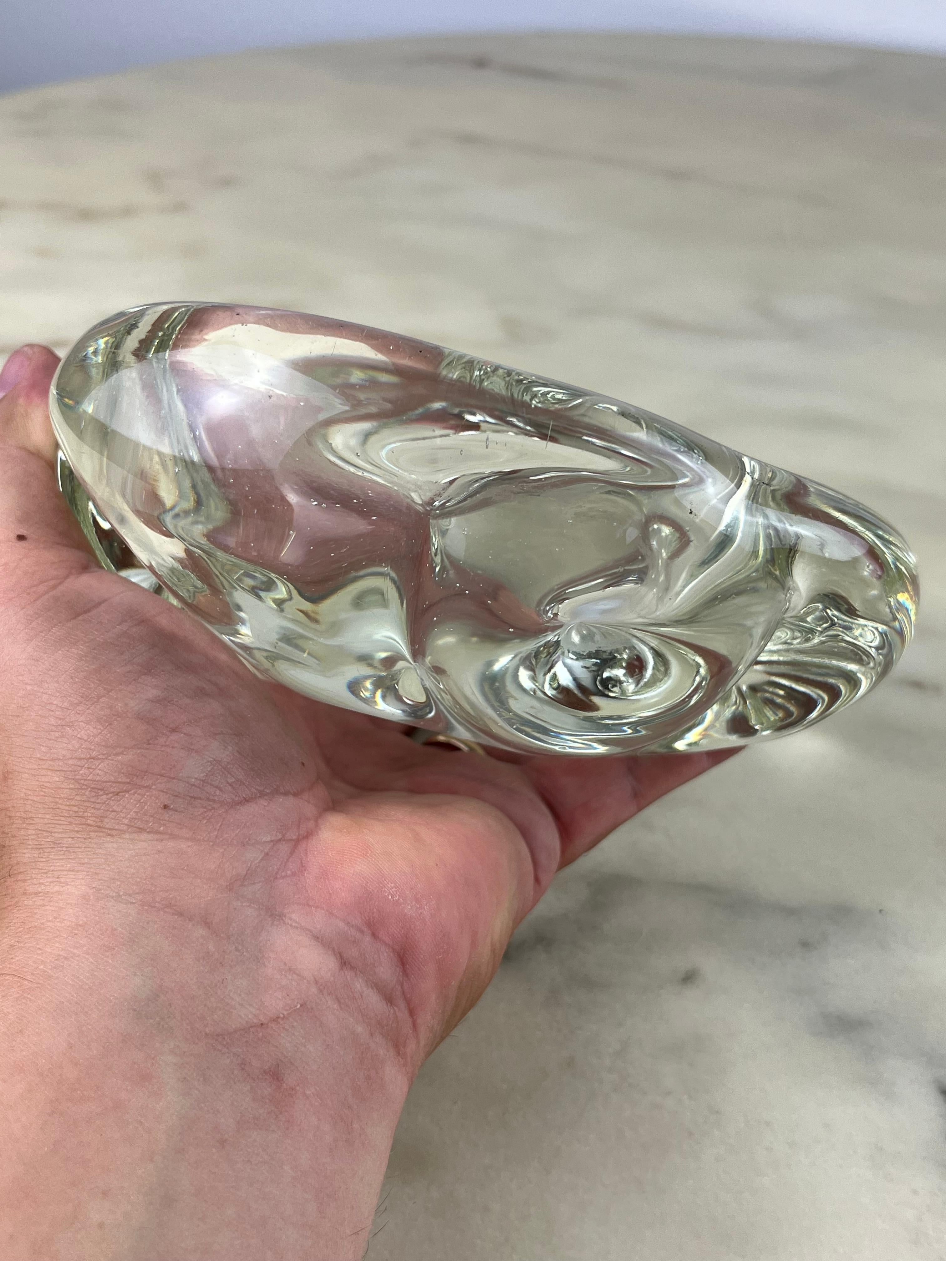 Murano Submerged Glass Ashtray, attributed to Archimede Seguso, Italy, 1950s For Sale 2