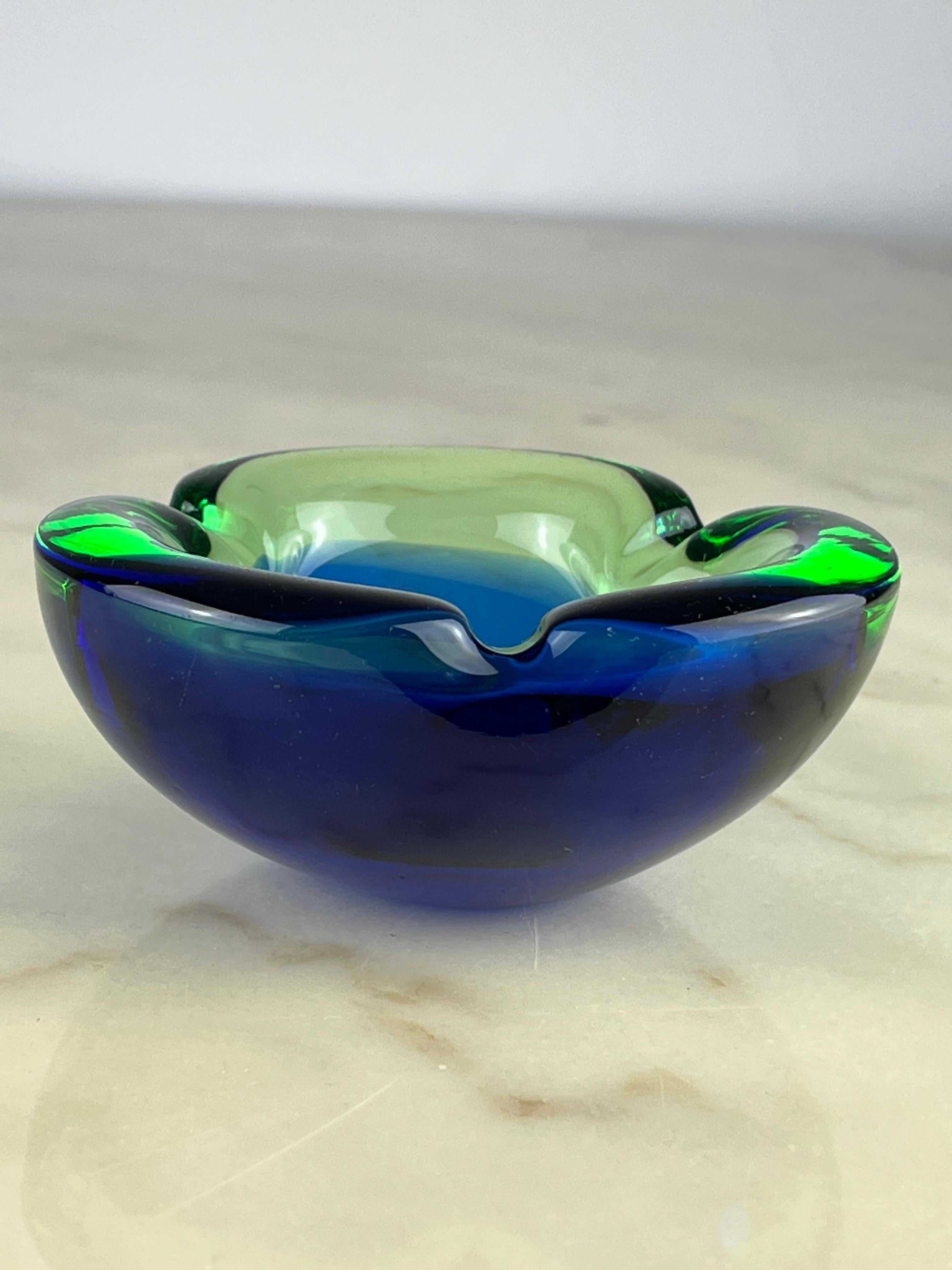 Other Murano Submerged Glass Ashtray/Valet Tray, Italy, 1960s For Sale