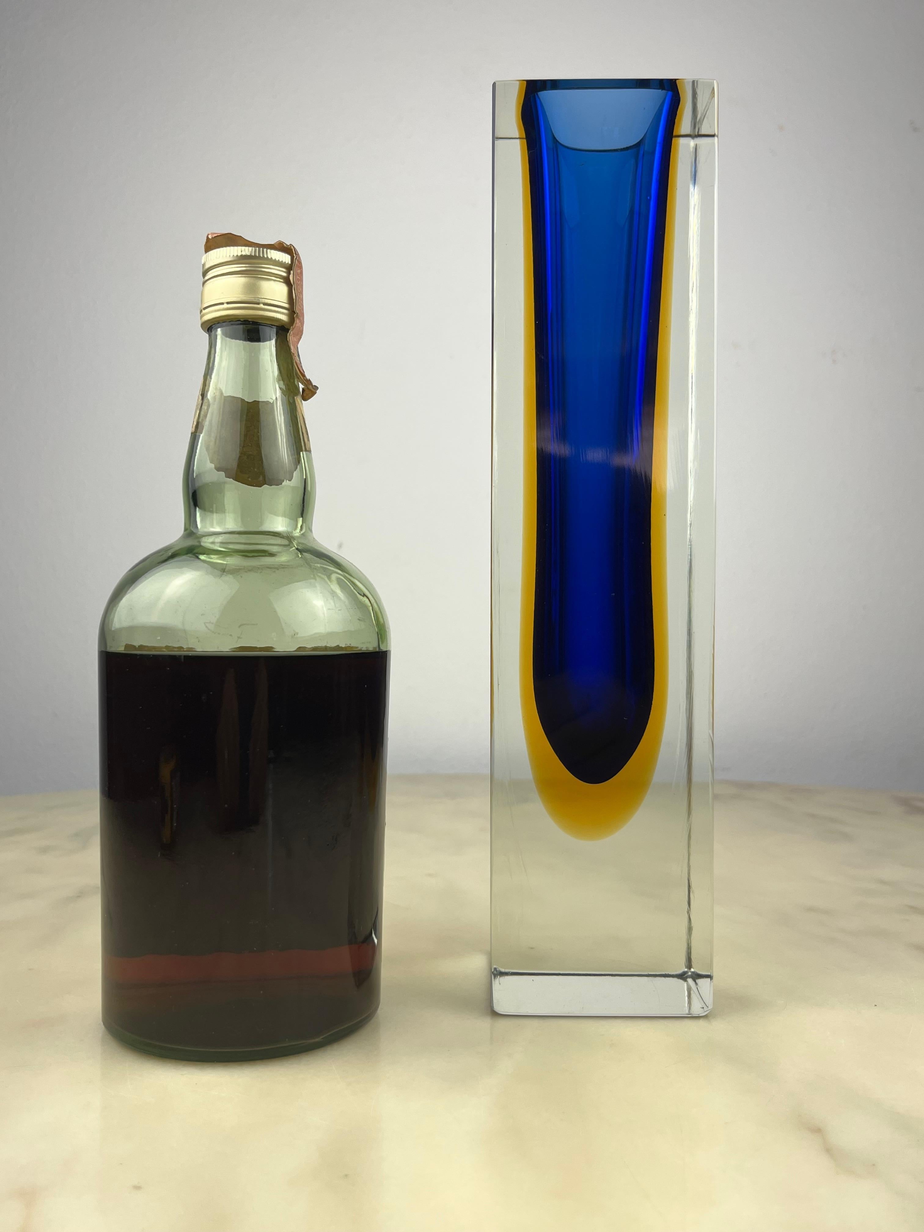 Murano-Vase aus submergetem Glas, 30 cm hoch, Flavio Poli zugeschrieben, Italien, 1970er Jahre im Angebot 3