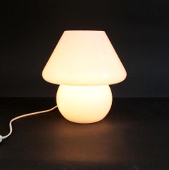 Murano Swirl Glass Desk Lamp by Venini Vetreria / Italy, 1960s, Gorgeous Piece