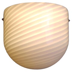 Applique tourbillonnante de Murano par VM-Vetri, Italie, 1970