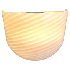 Murano Swirl Glass Sconce by VM-Vetri, Italy, 1970s