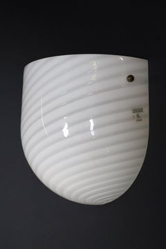 Murano Swirl Glass Sconces by VM-Vetri, Italy, 1970s