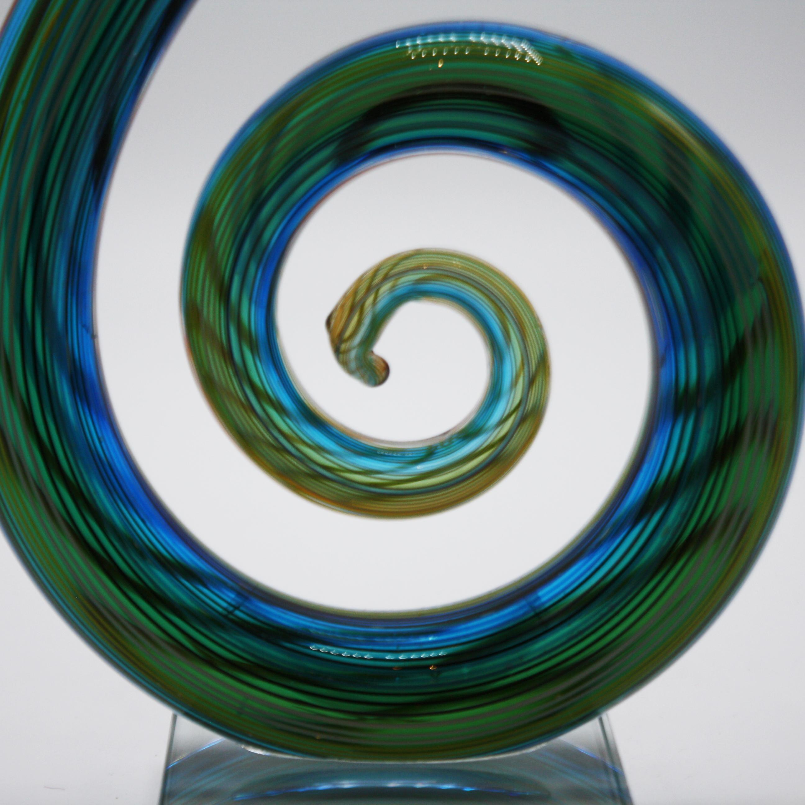 French Murano Swirl Glasswork Sculpture, circa 20th Century