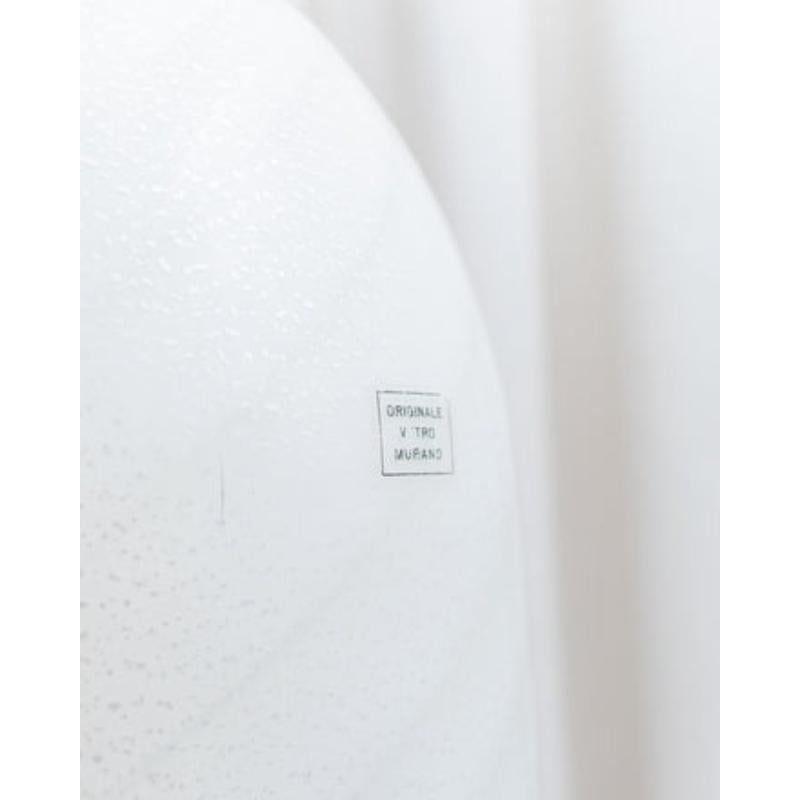 Murano Swirl Mushroom Table Lamp Space Age Design, 1970s For Sale 1