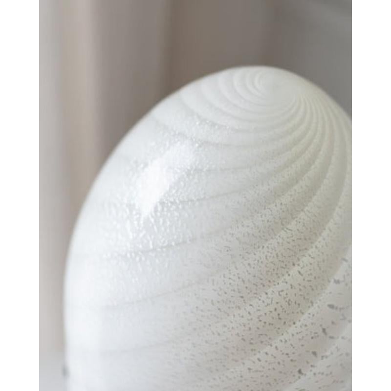 Murano Swirl Mushroom Table Lamp Space Age Design, 1970s For Sale 3