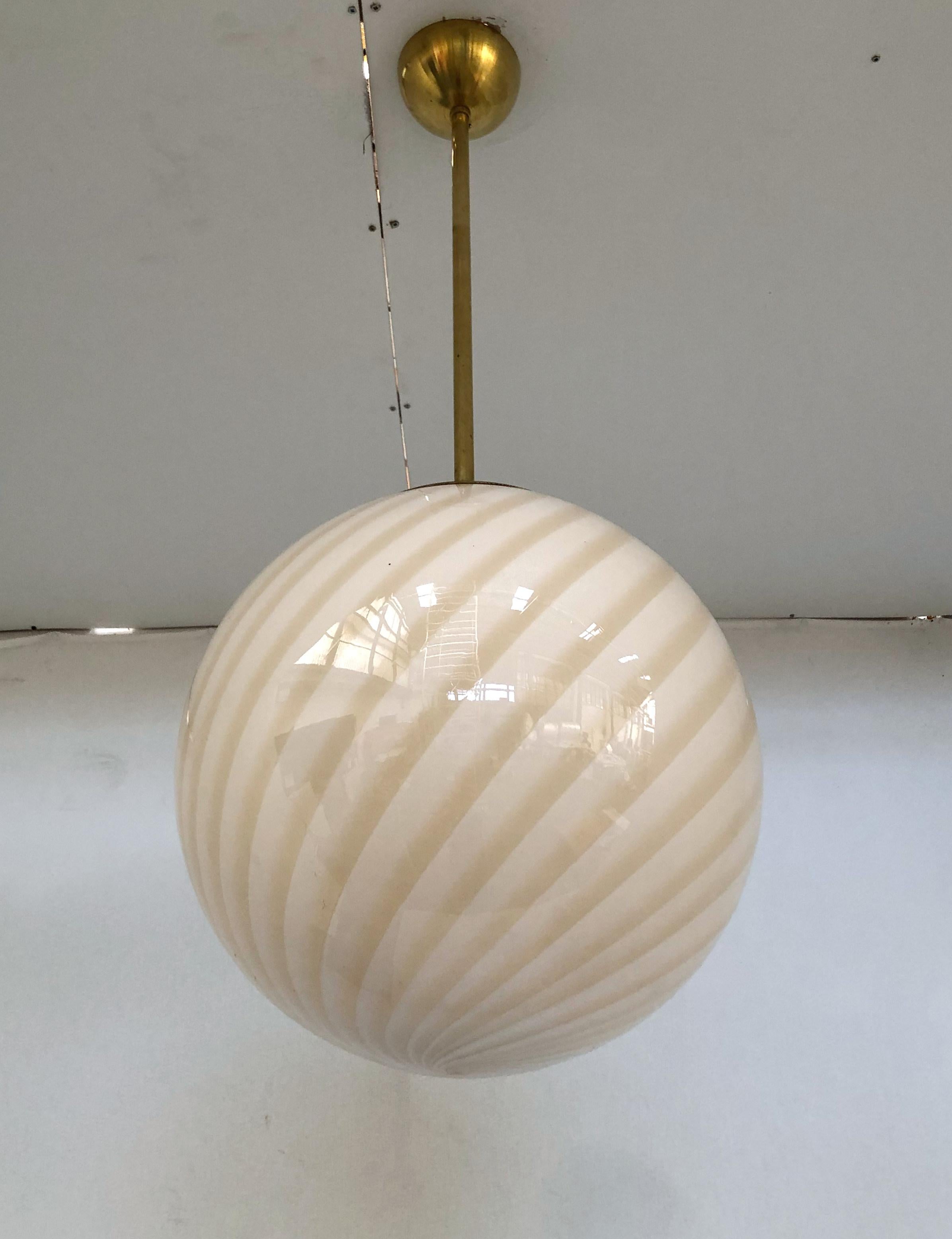 murano globe pendant