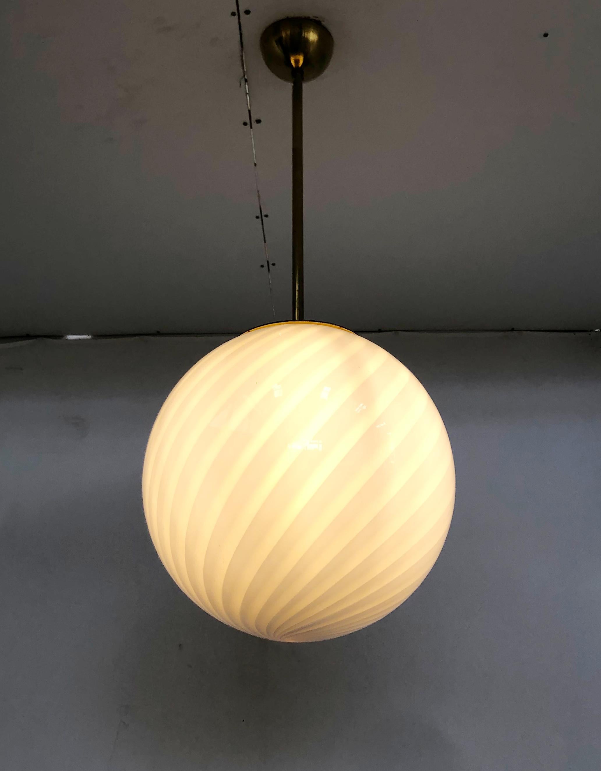 murano globe light