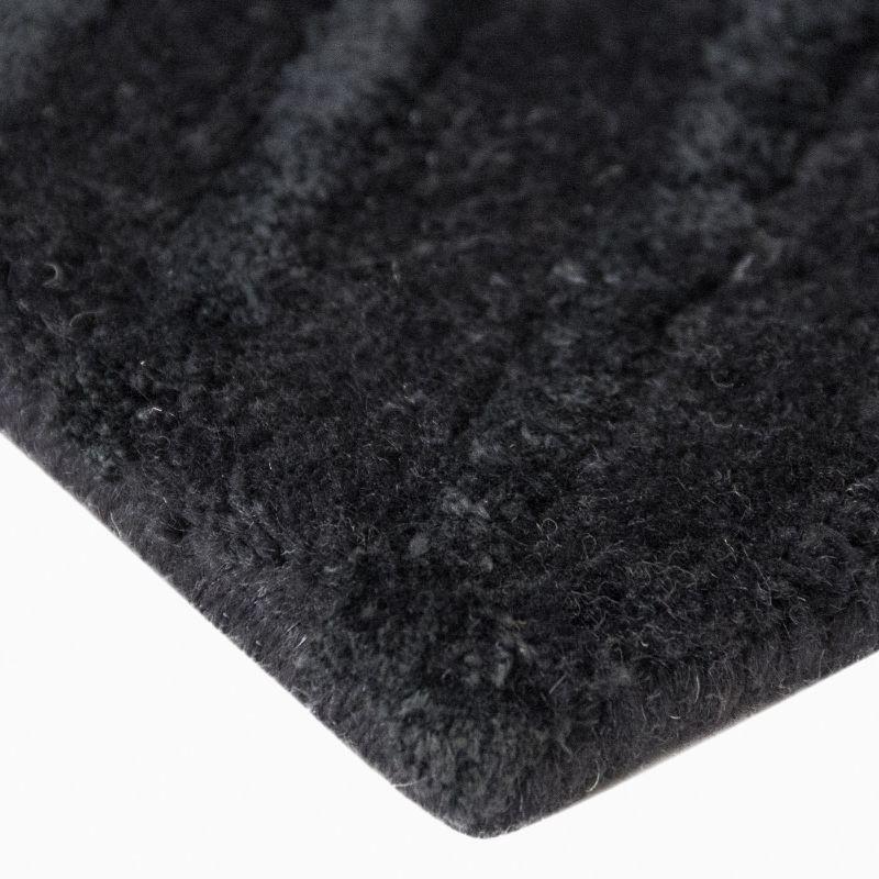 Rechteckiger grauer Teppich aus Muranoglas in Wirbelform (Moderne) im Angebot