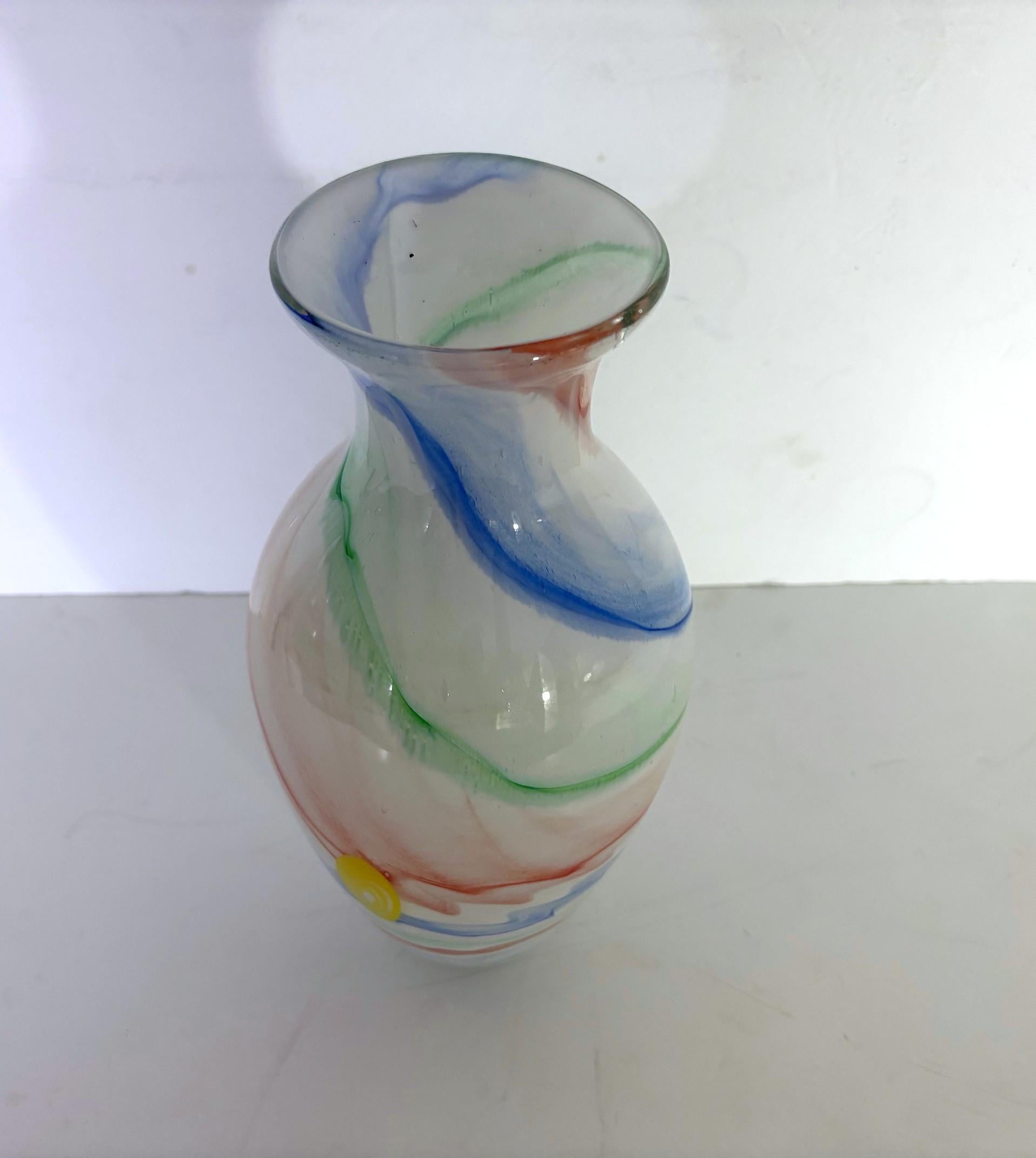 20th Century Murano Swirl Vase For Sale