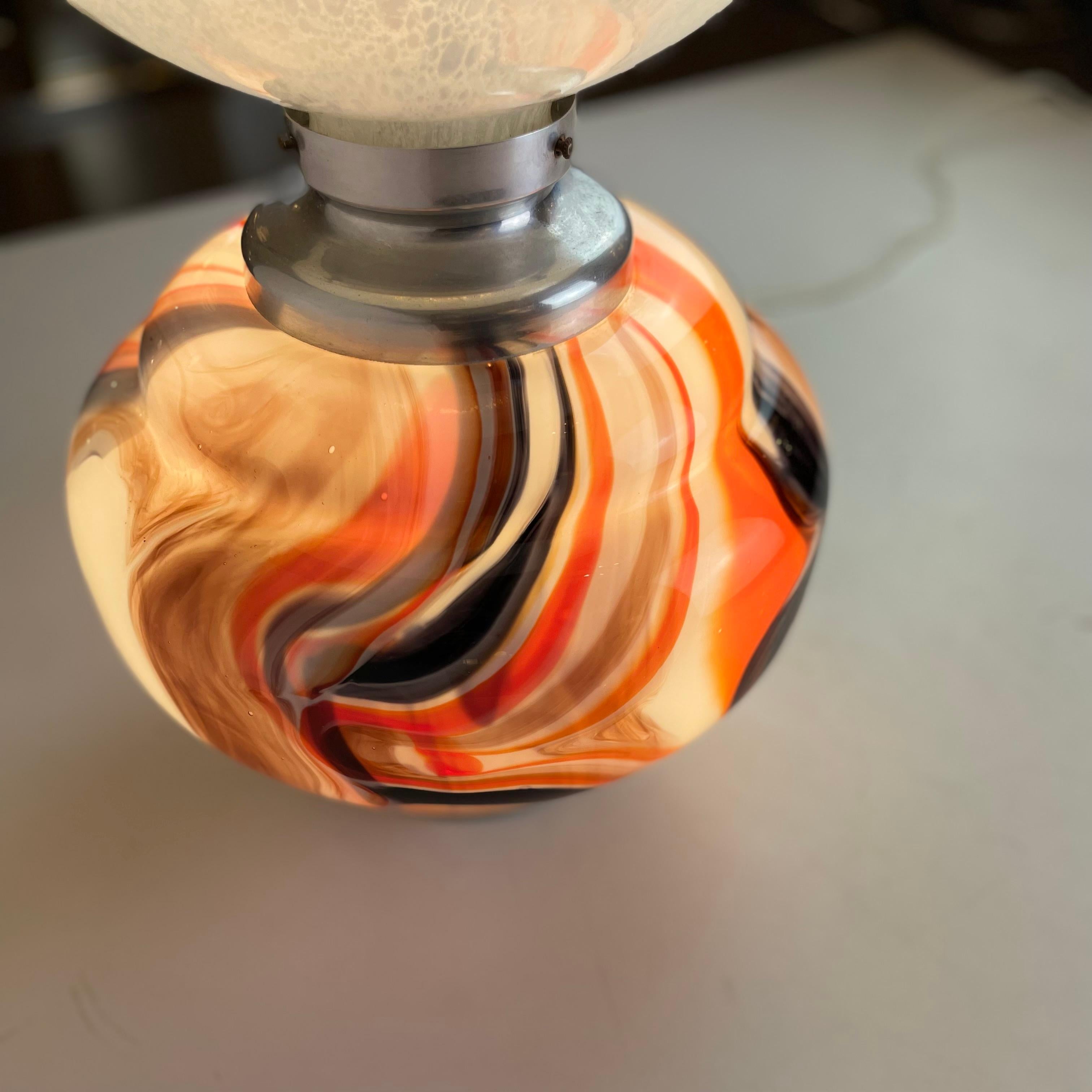 Lámpara de mesa de Murano, años 60 en venta 3