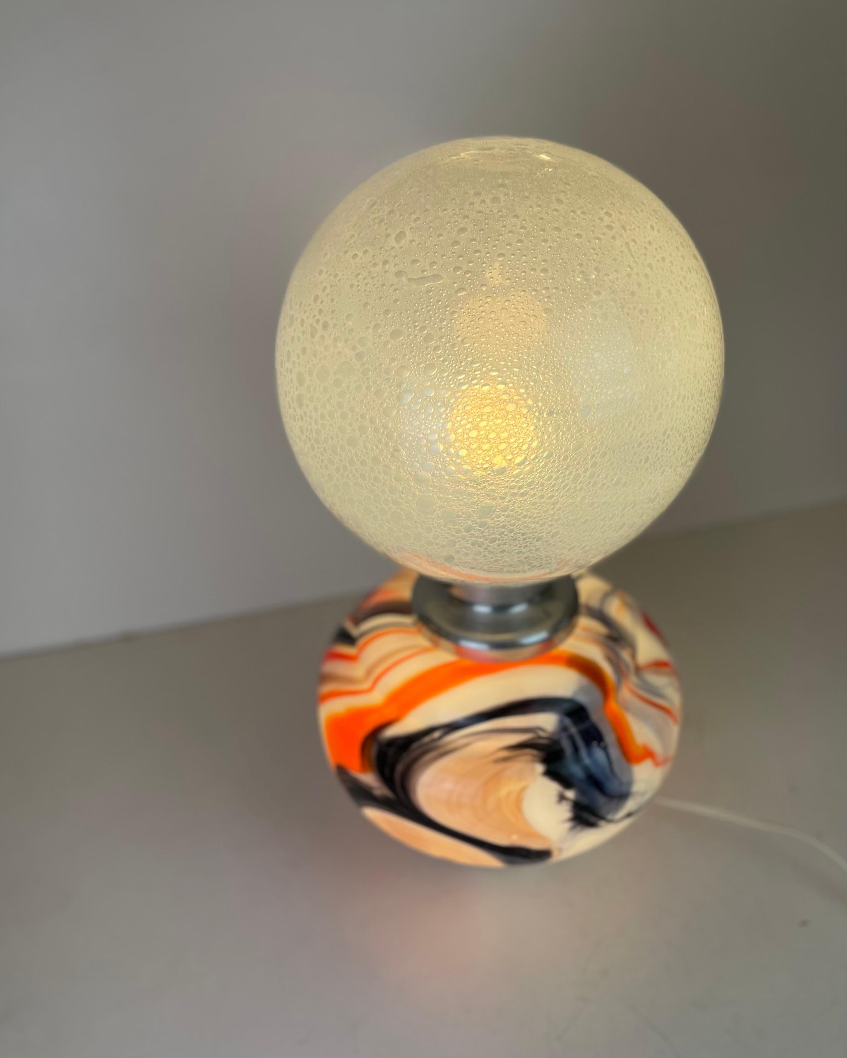Lámpara de mesa de Murano, años 60 Italiano en venta