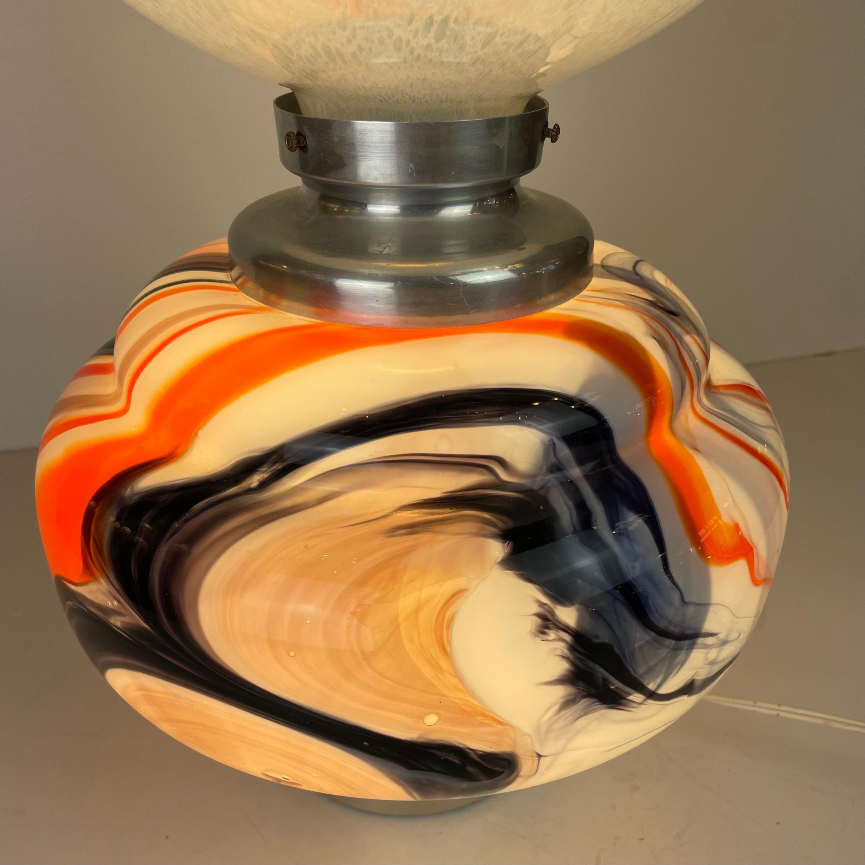 Lámpara de mesa de Murano, años 60 Cepillado en venta