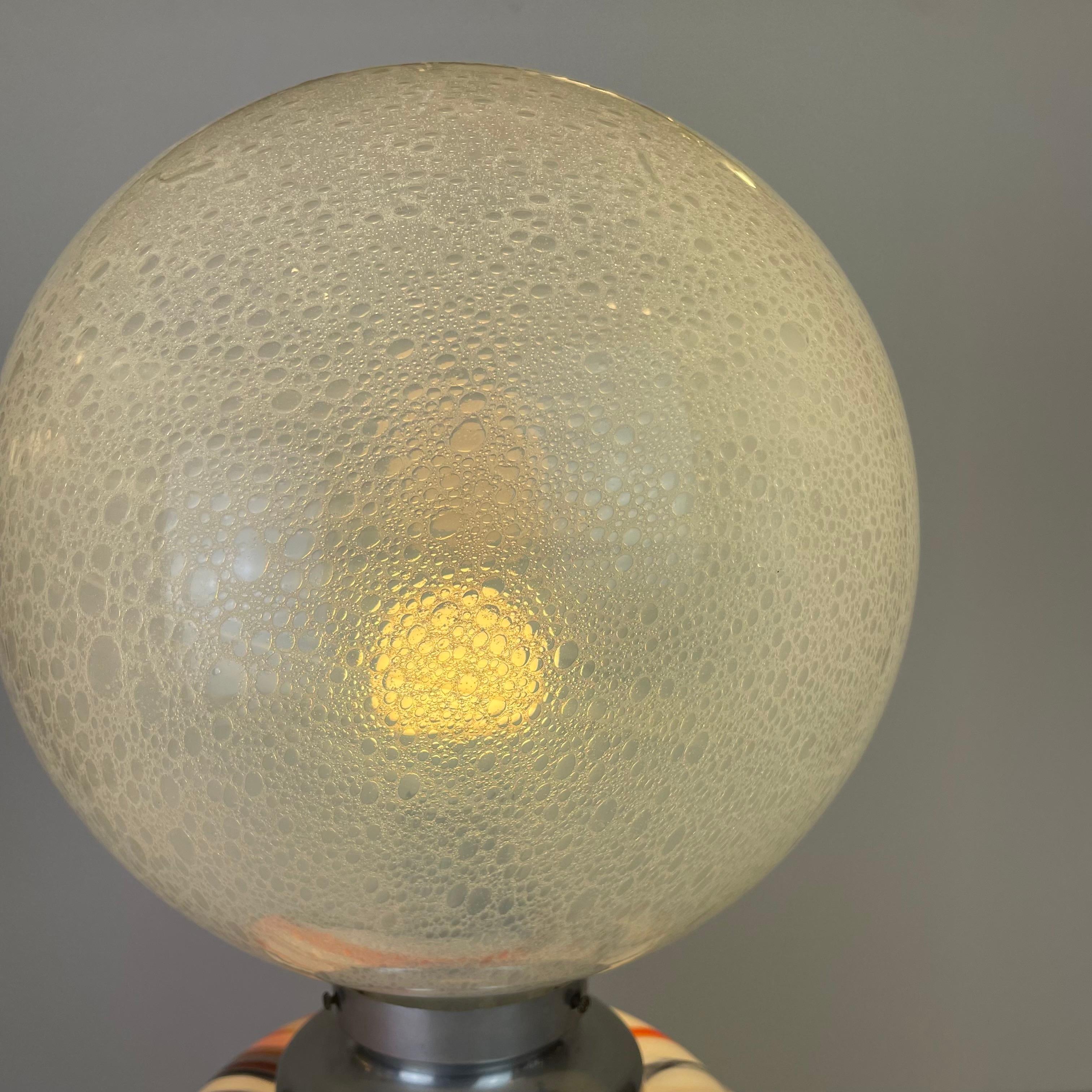 Lámpara de mesa de Murano, años 60 mediados del siglo XX en venta