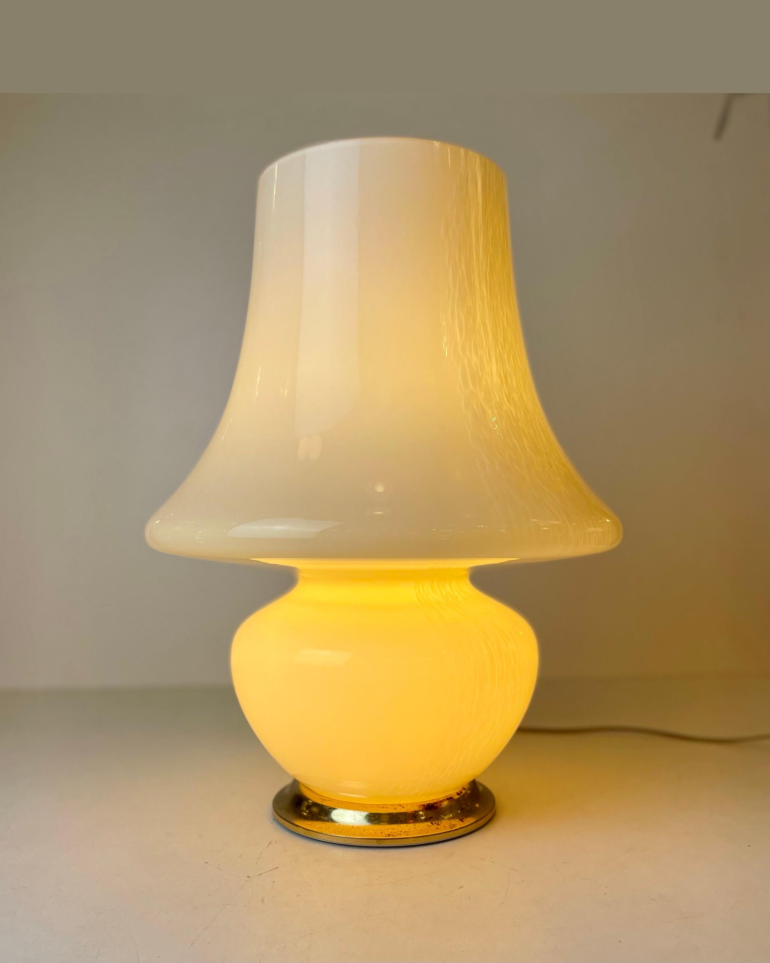 Hollywood Regency Murano Table Lamp, 1970~80s en vente