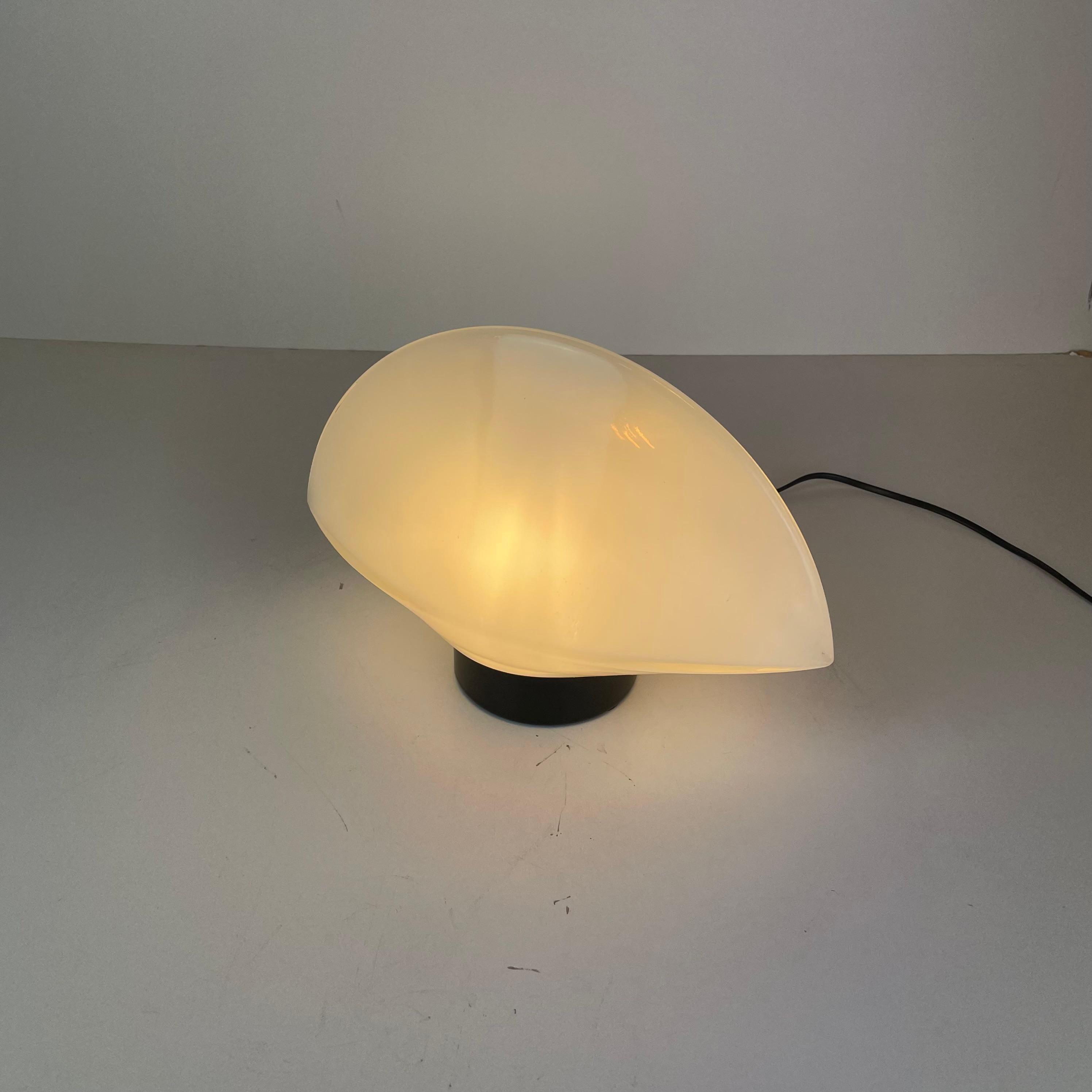 Minimalist Murano Table Lamp, 1980s For Sale