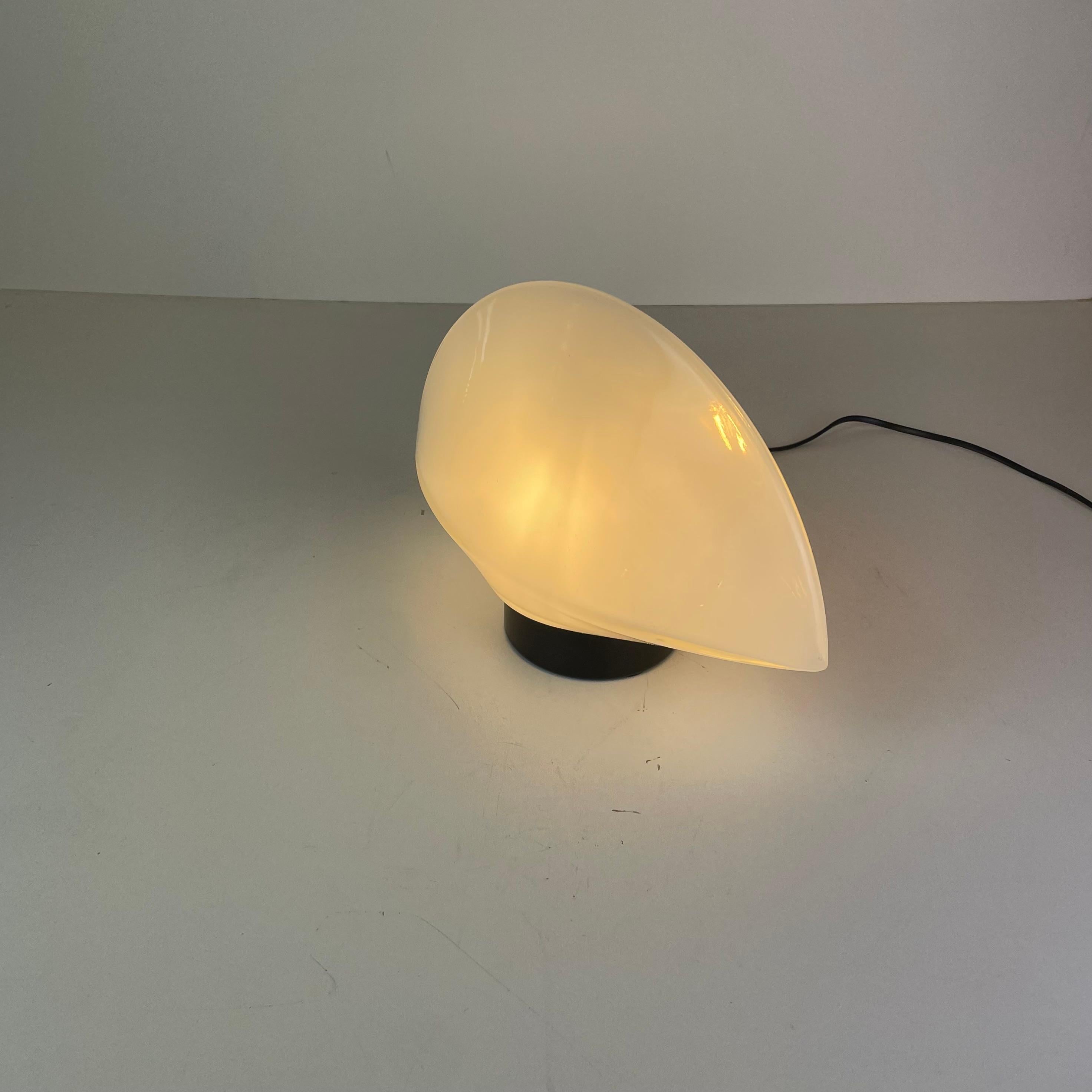Metal Murano Table Lamp, 1980s For Sale