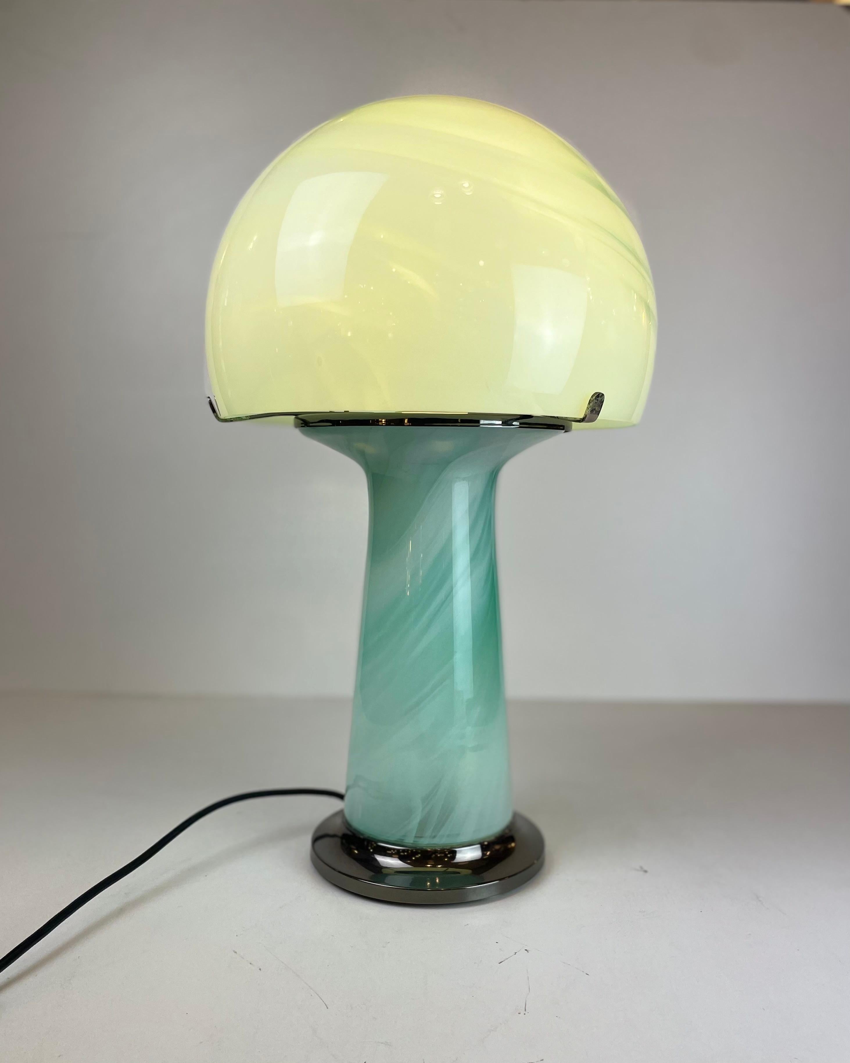 Metal Murano Table Lamp, 1980s