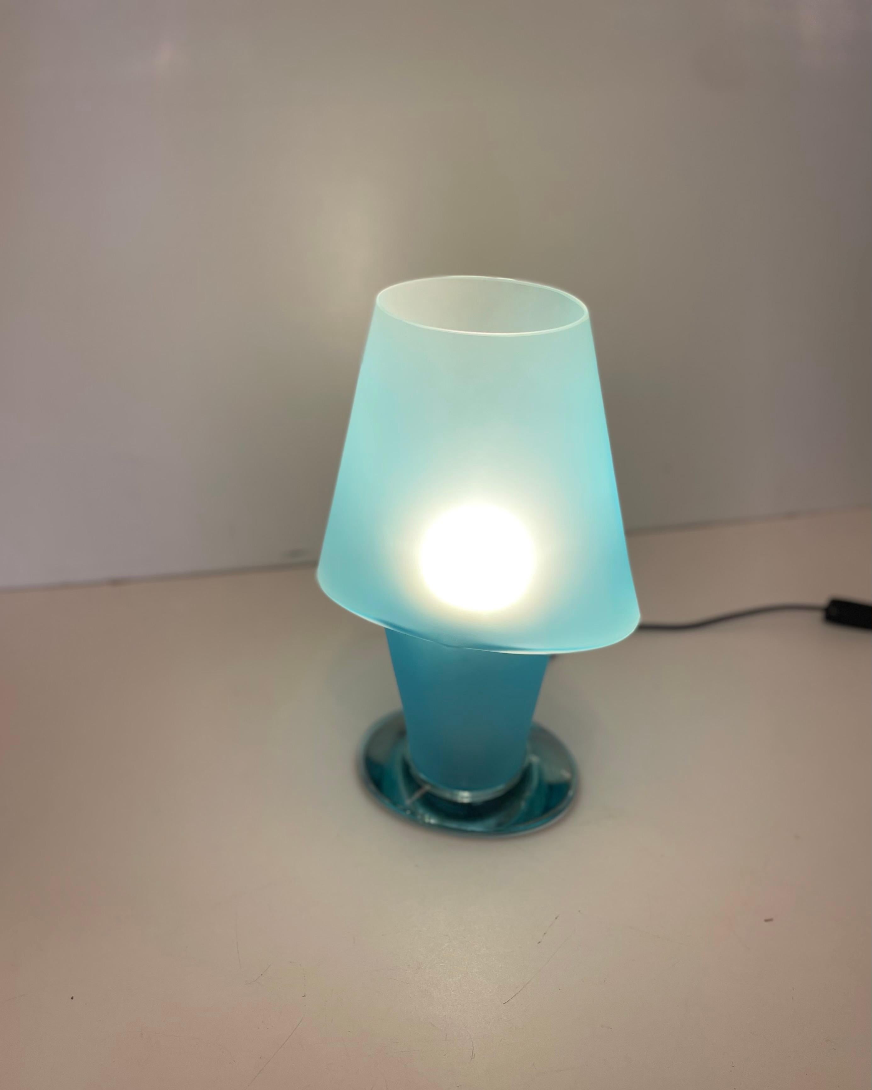 Lampe de table Murano attribuée à Mazzega, dans le style de D. A Style, années 1990 en vente 9